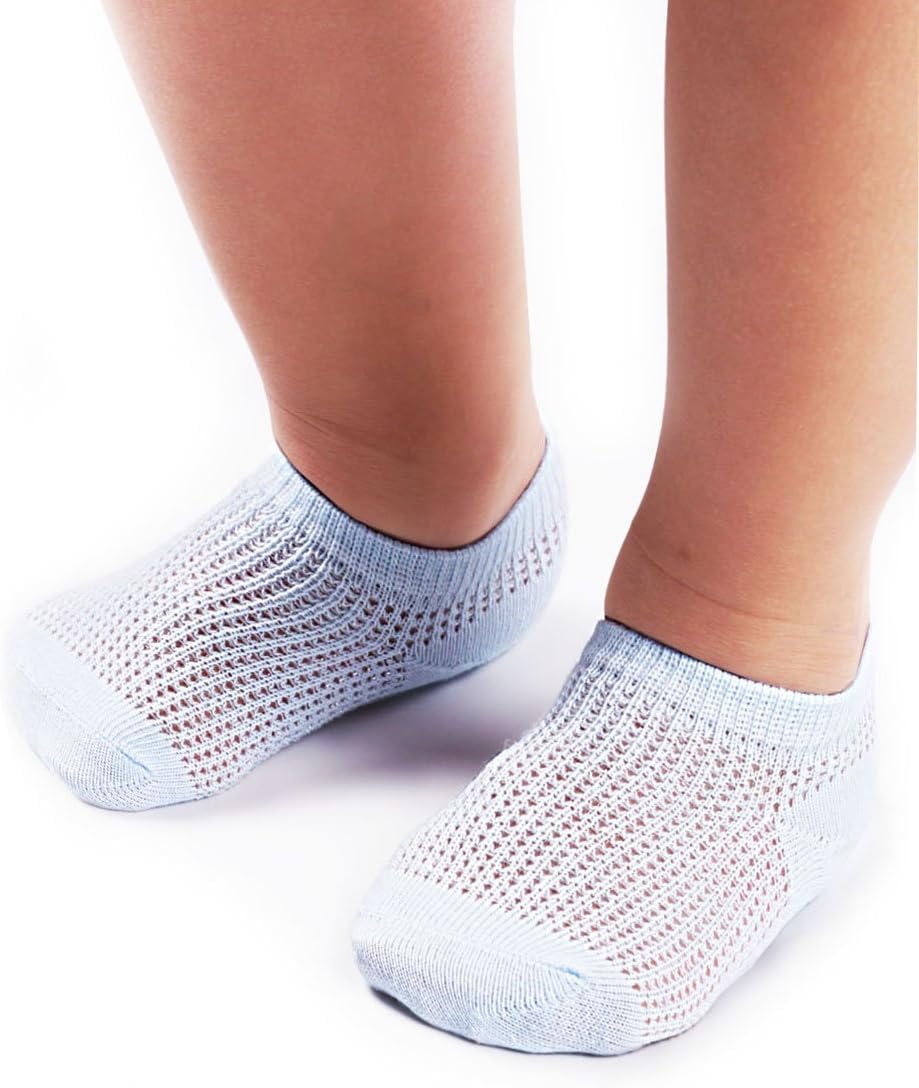 5 Pair Comfortable No-Show Ankle Socks for Babies