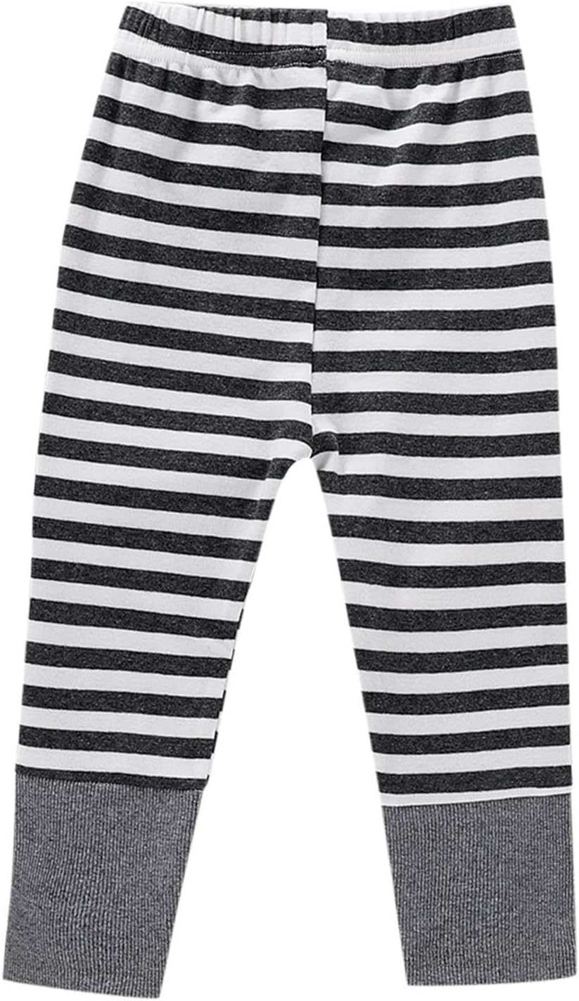 Striped Patchwork Leggings for Infants