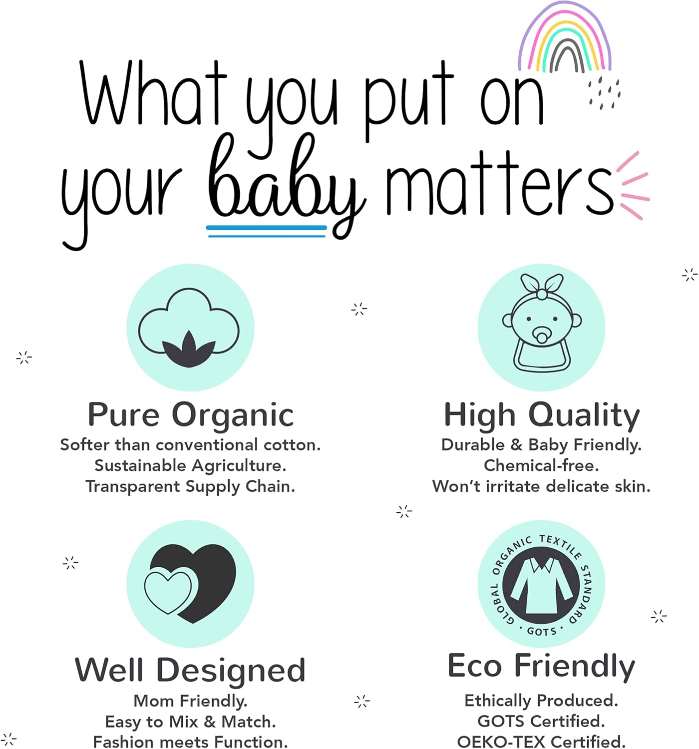 Pure Organic Baby Boys Toddler Sleepwear