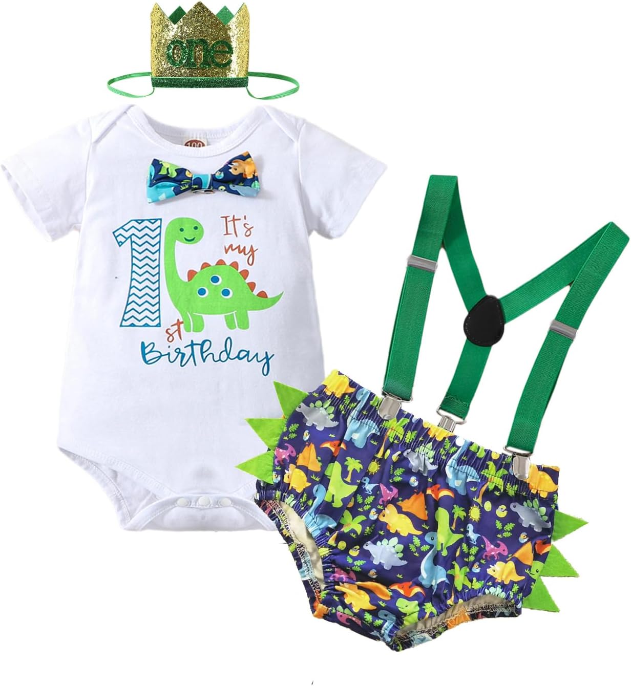 1st Birthday Rominator Set for Boys