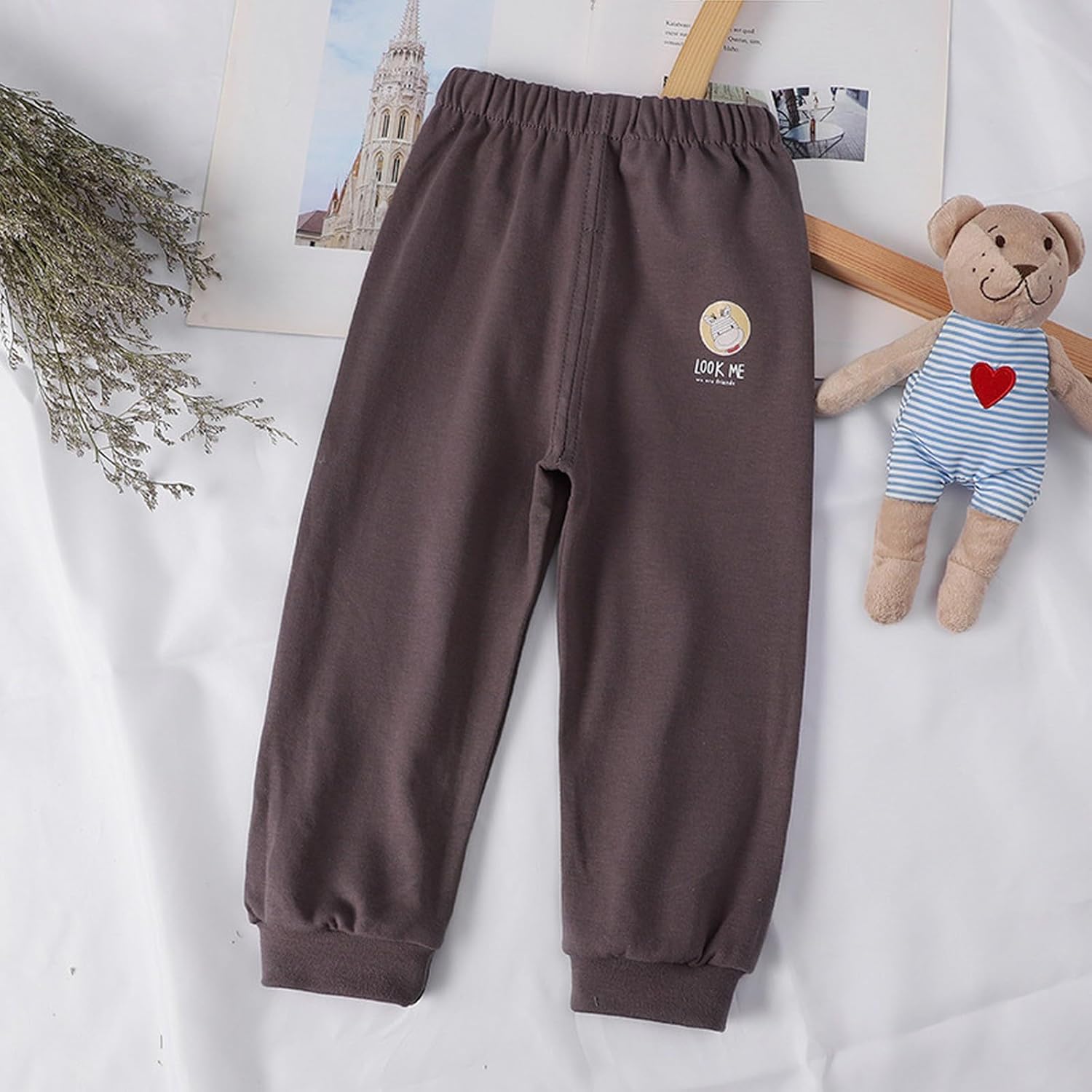 Solid Baby Sweatpants for Newborn Boys Girls