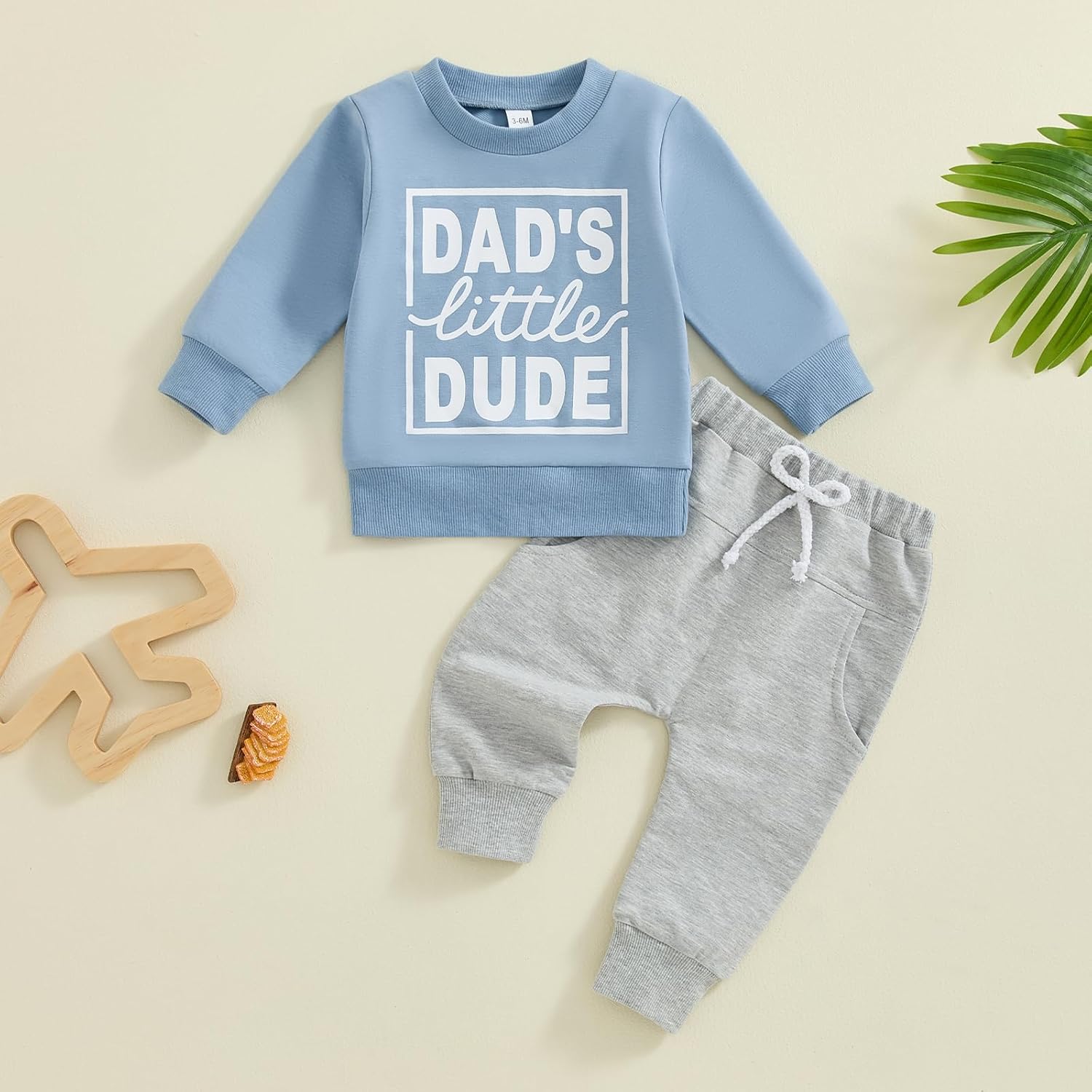 Warm Trendy Toddler Boy Outfit Set for Fall Winter