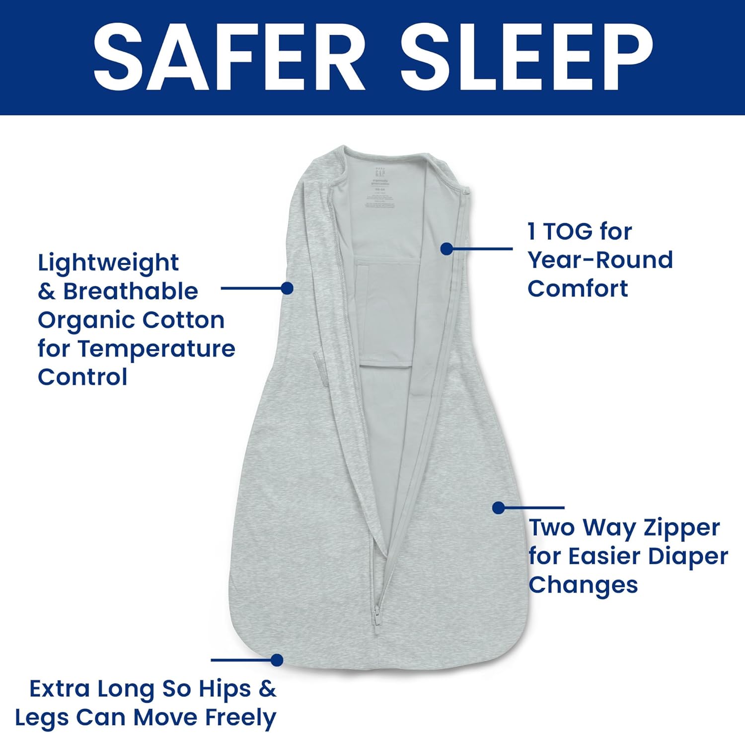 TrueSleep Sack Safe Organic for Babies