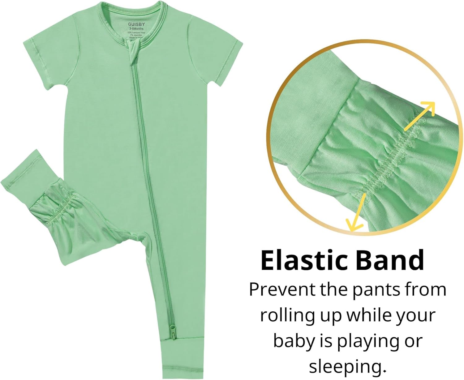 Guisby Rayon Made from Bamboo Baby Pajamas