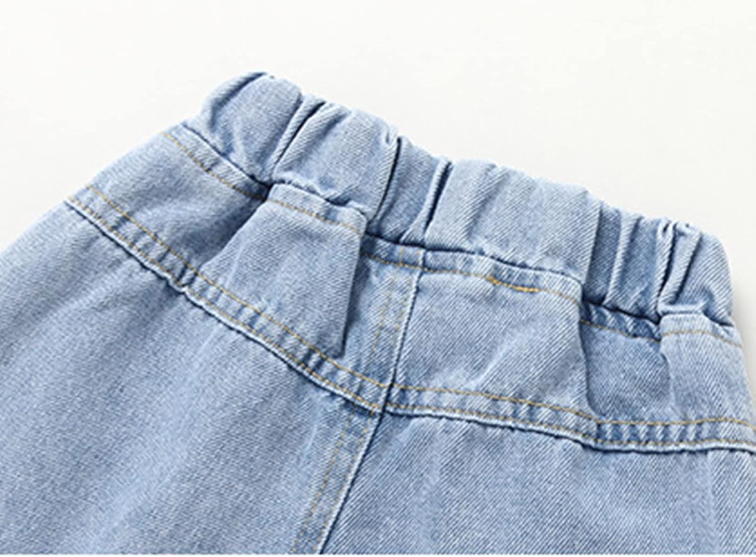 Patchwork Striped Jeans for Boys 3-12