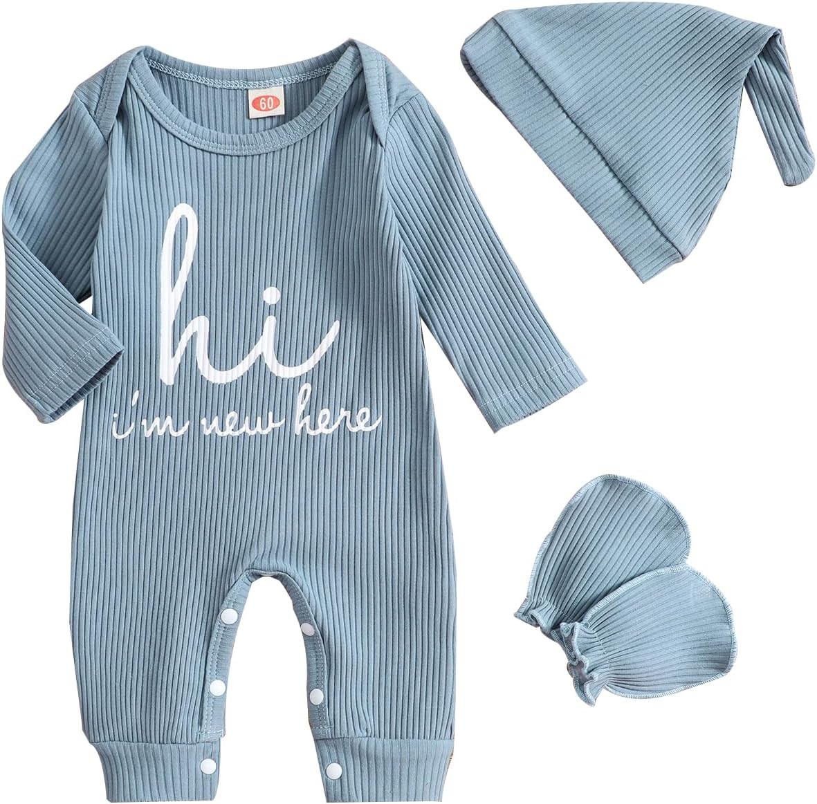 Newborn Baby Boys One-Piece Romper - Elements of the Season