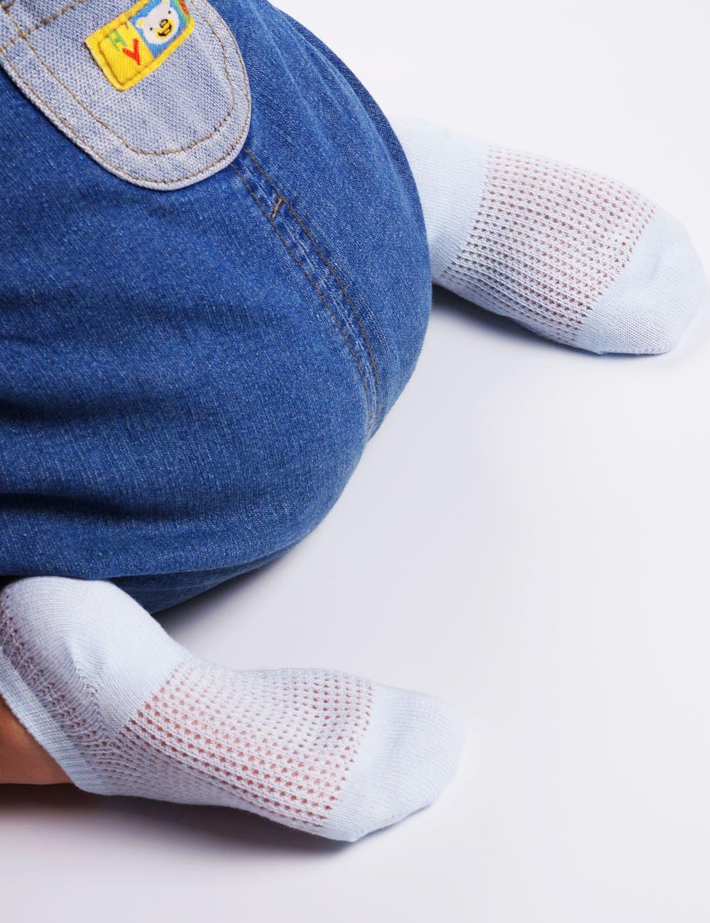 5 Pair Comfortable No-Show Ankle Socks for Babies