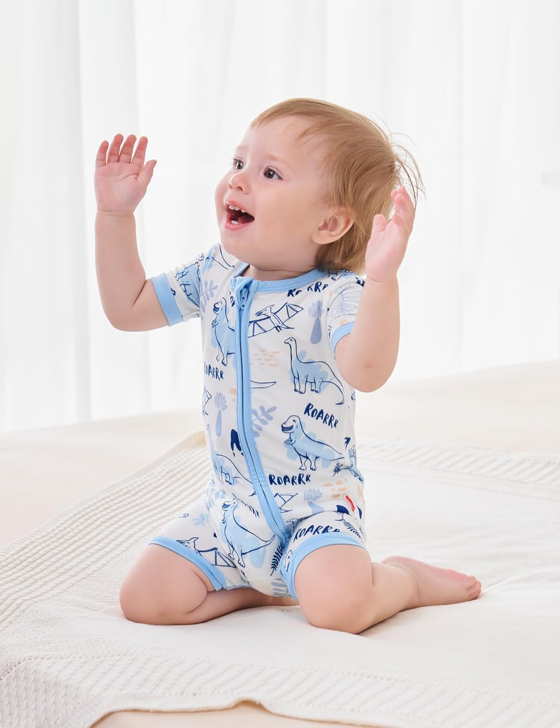 EASWEET Bamboo Viscose Romper for Baby Boys