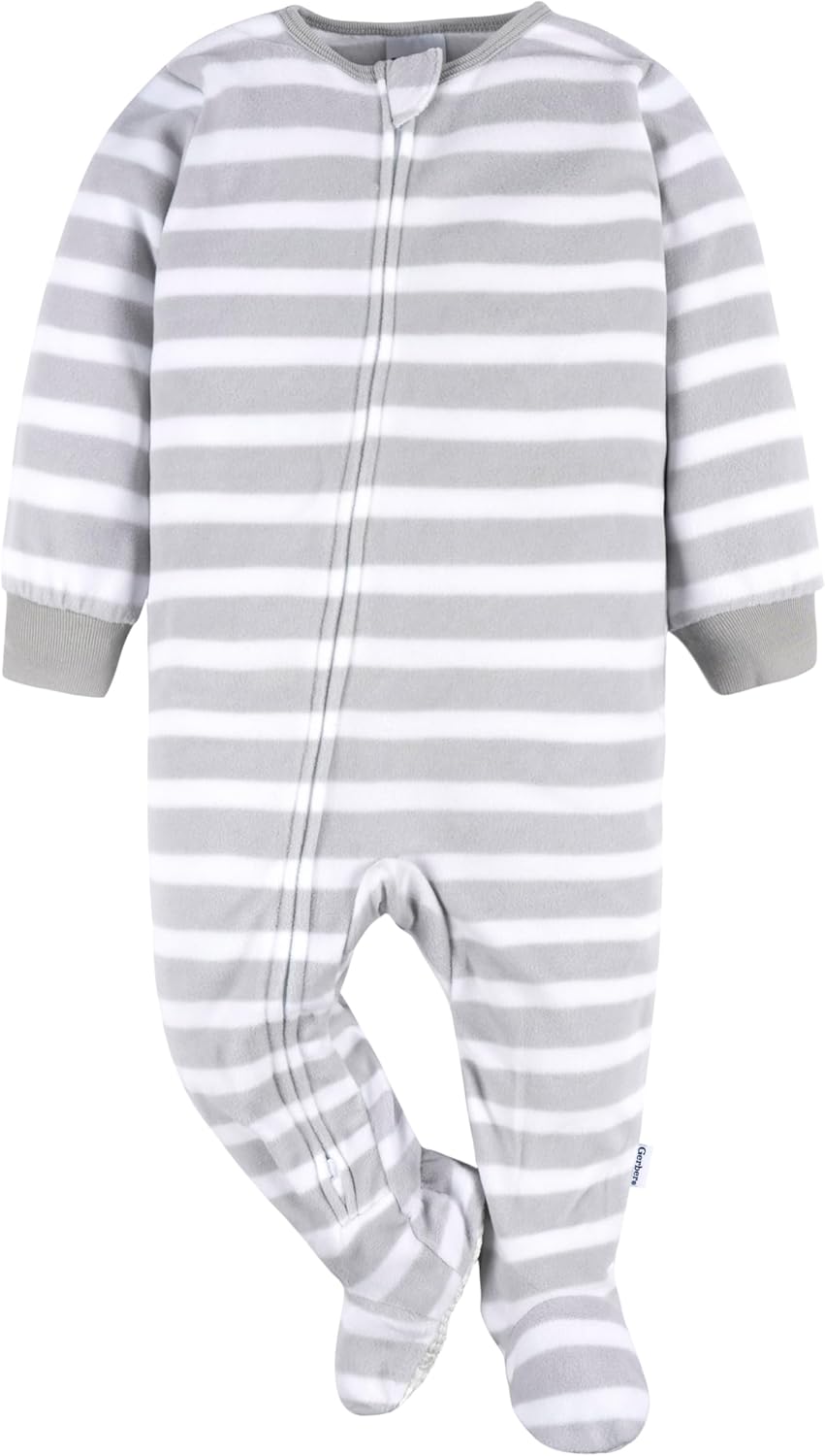 Gerber Baby Boys Flame Resistant Fleece Pajamas 3 Pack