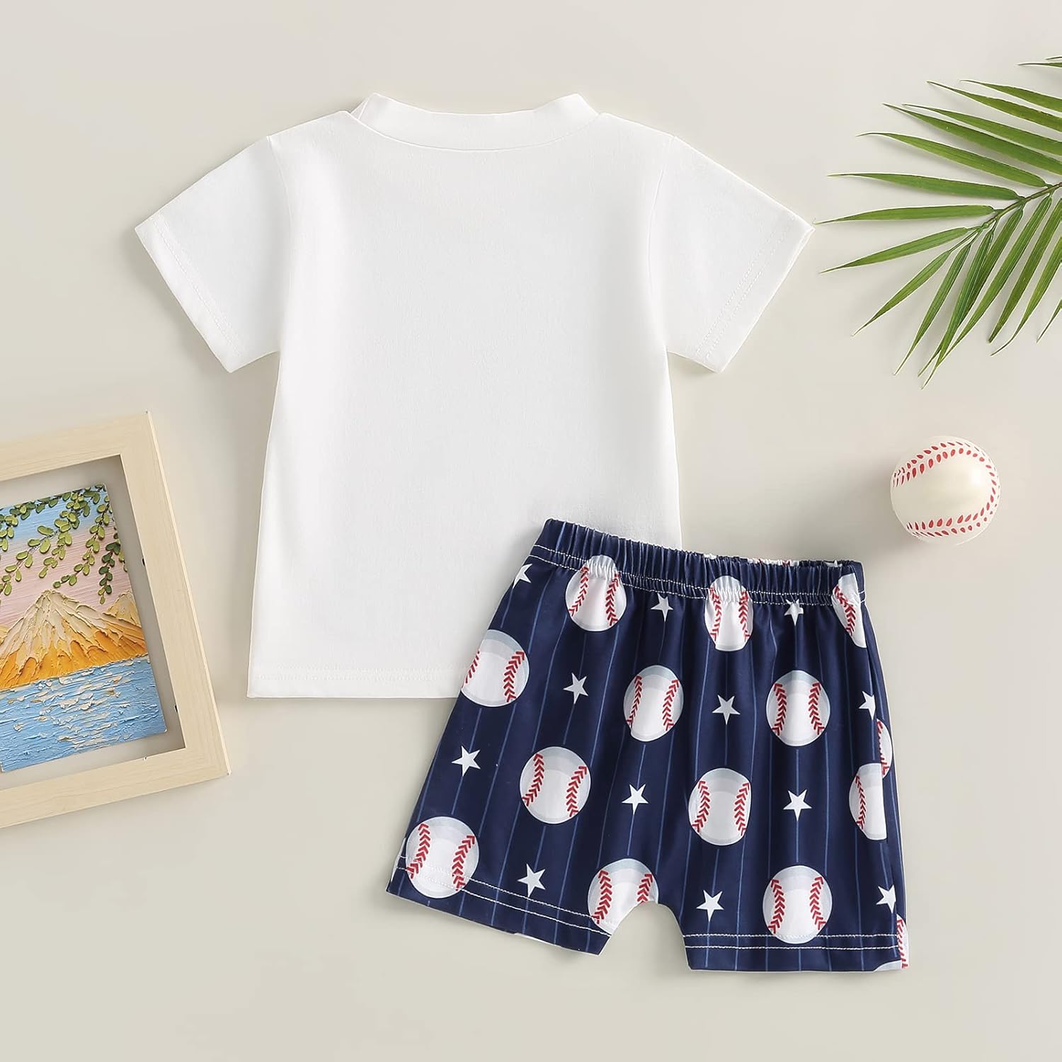 Rtnnsbbfcm Newborn Boy Summer Outfit 2Pcs