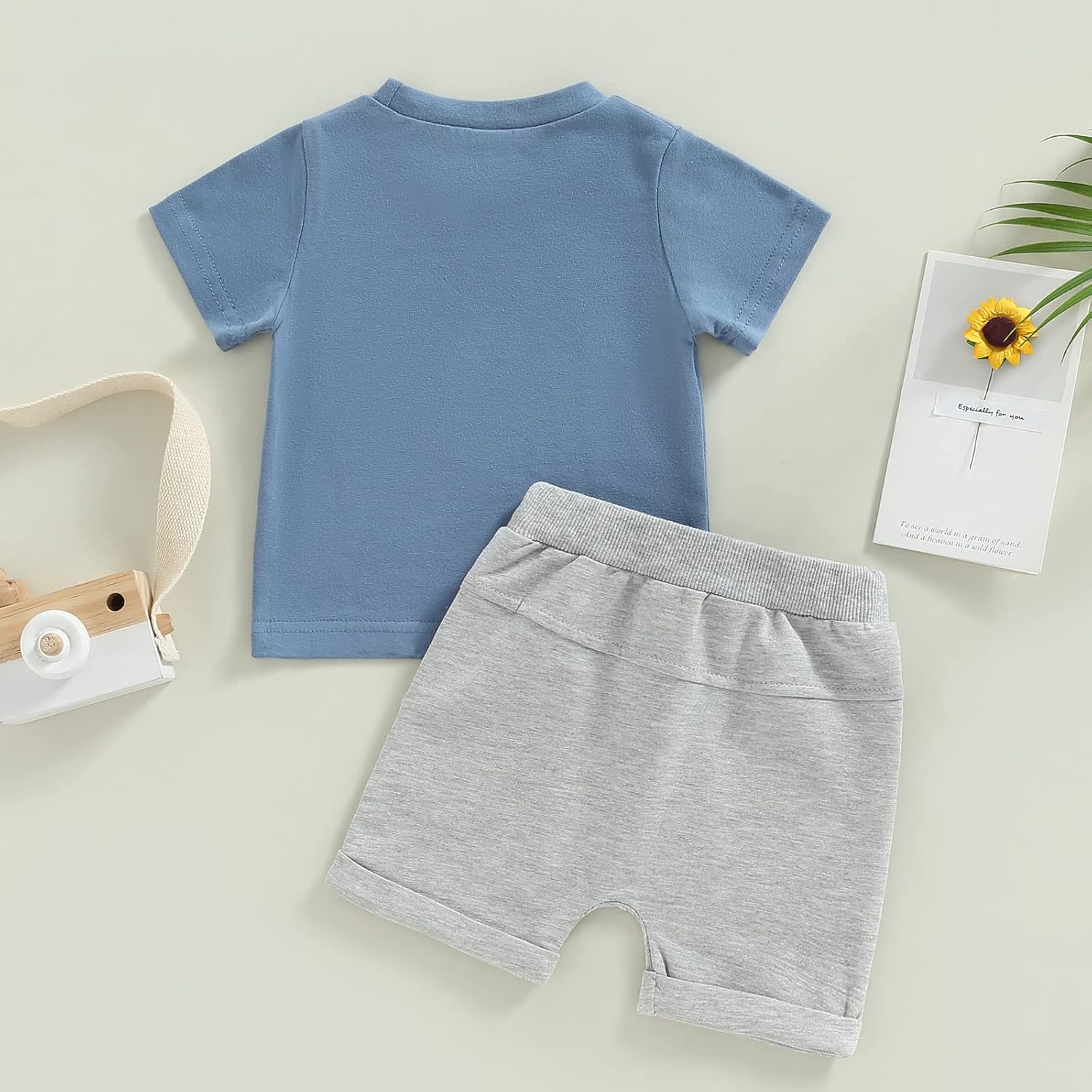 TheFound Little Dude Pullover T-shirt Shorts Set