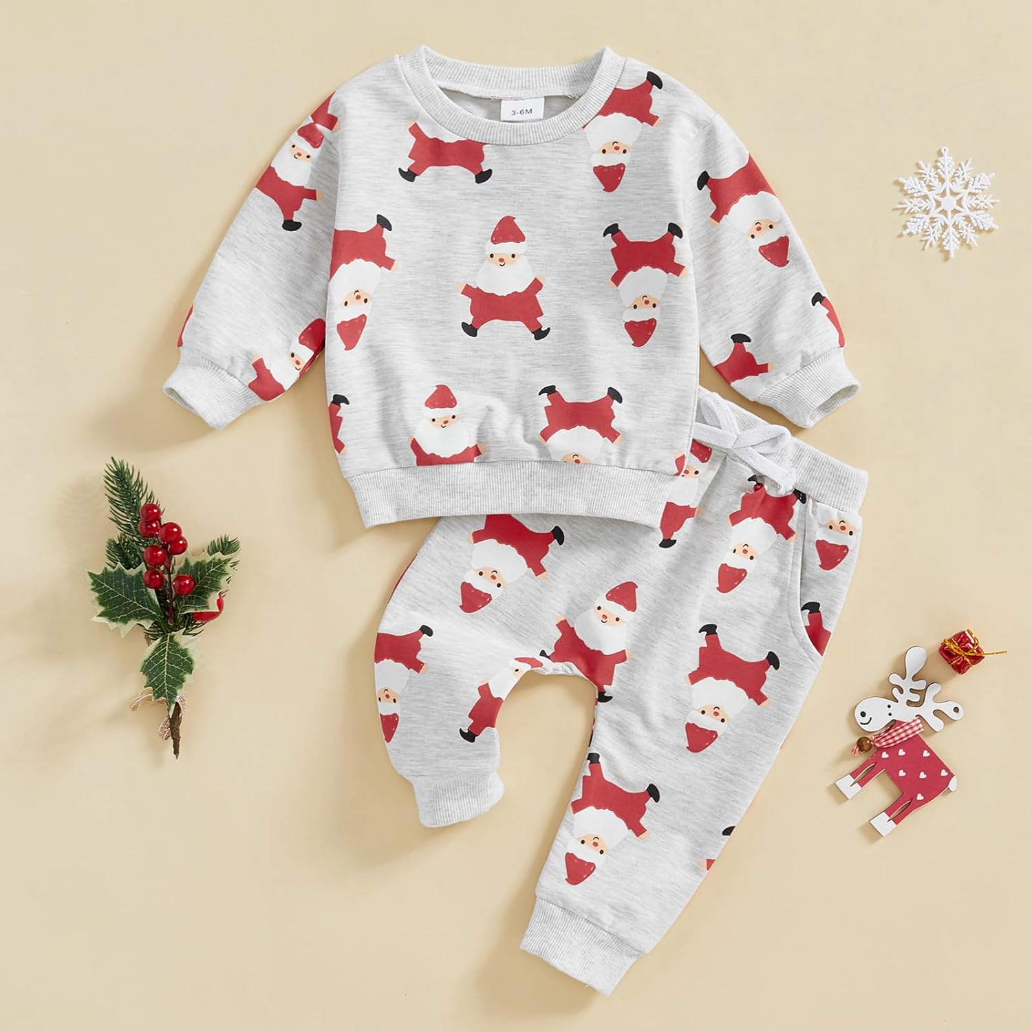 Thorn Tree Santas Gth boys Christmas Outfit Set
