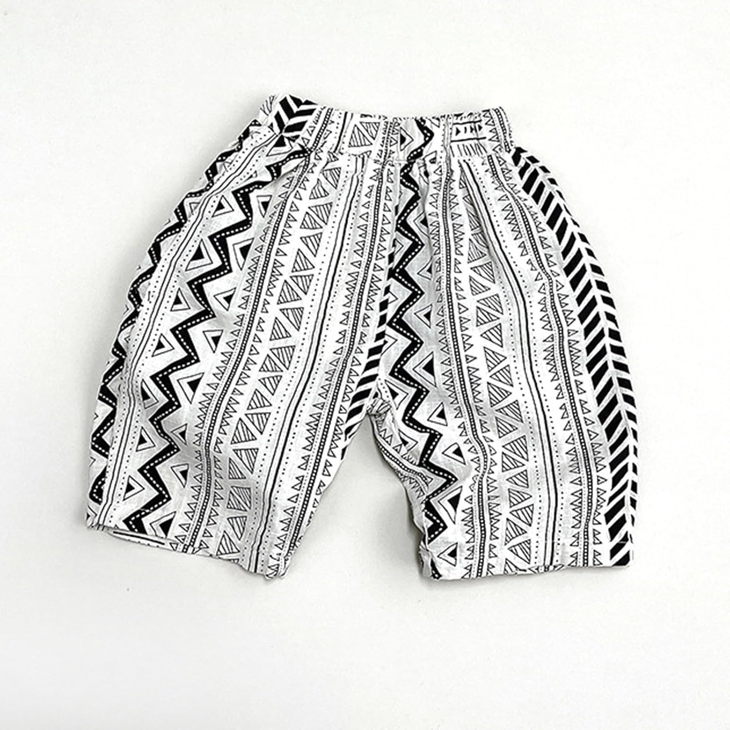 Comfortable Plaid and Stripe Cotton Pants for Babies