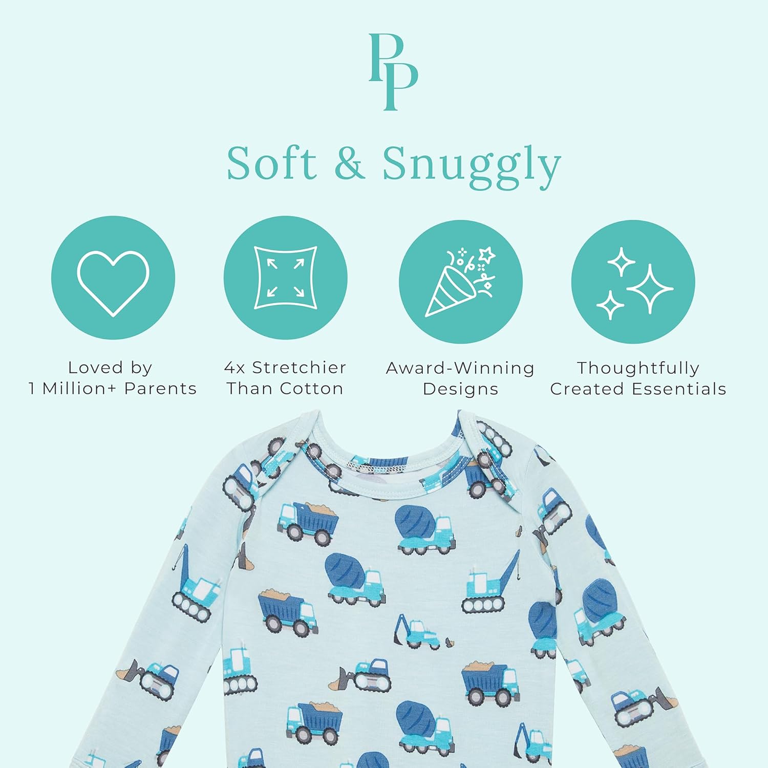 Perfect Newborn Gown Easy Tie Bamboo Viscose No-Splash Sleepers