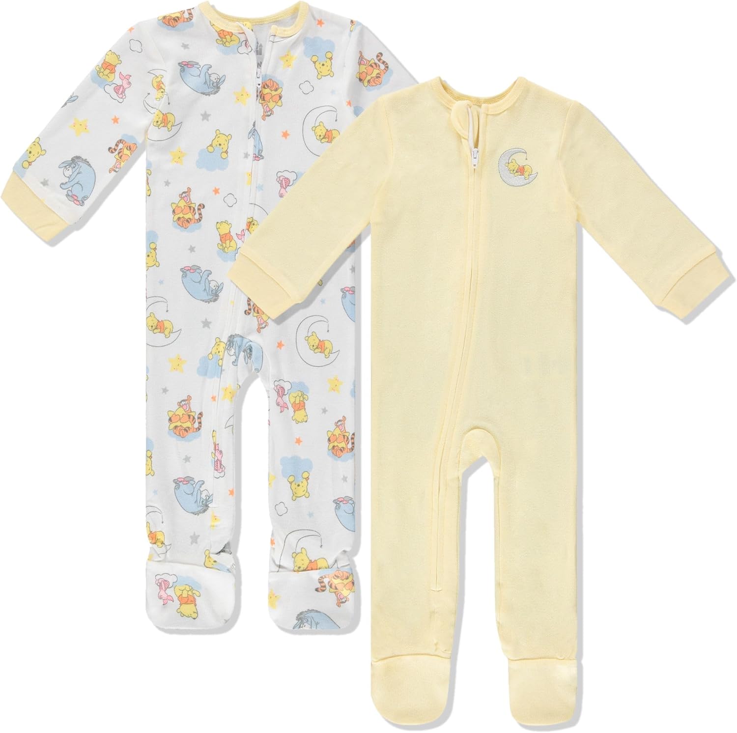 Disney Baby Onesies 2-Piece Sleepers - Winnie The Pooh Monsters Inc Dumbo Bambi