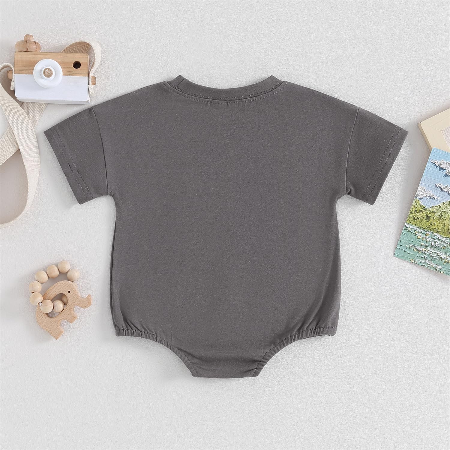 Merqwadd infant boys and girls Bubble Romper T-Shirt Bodysuit