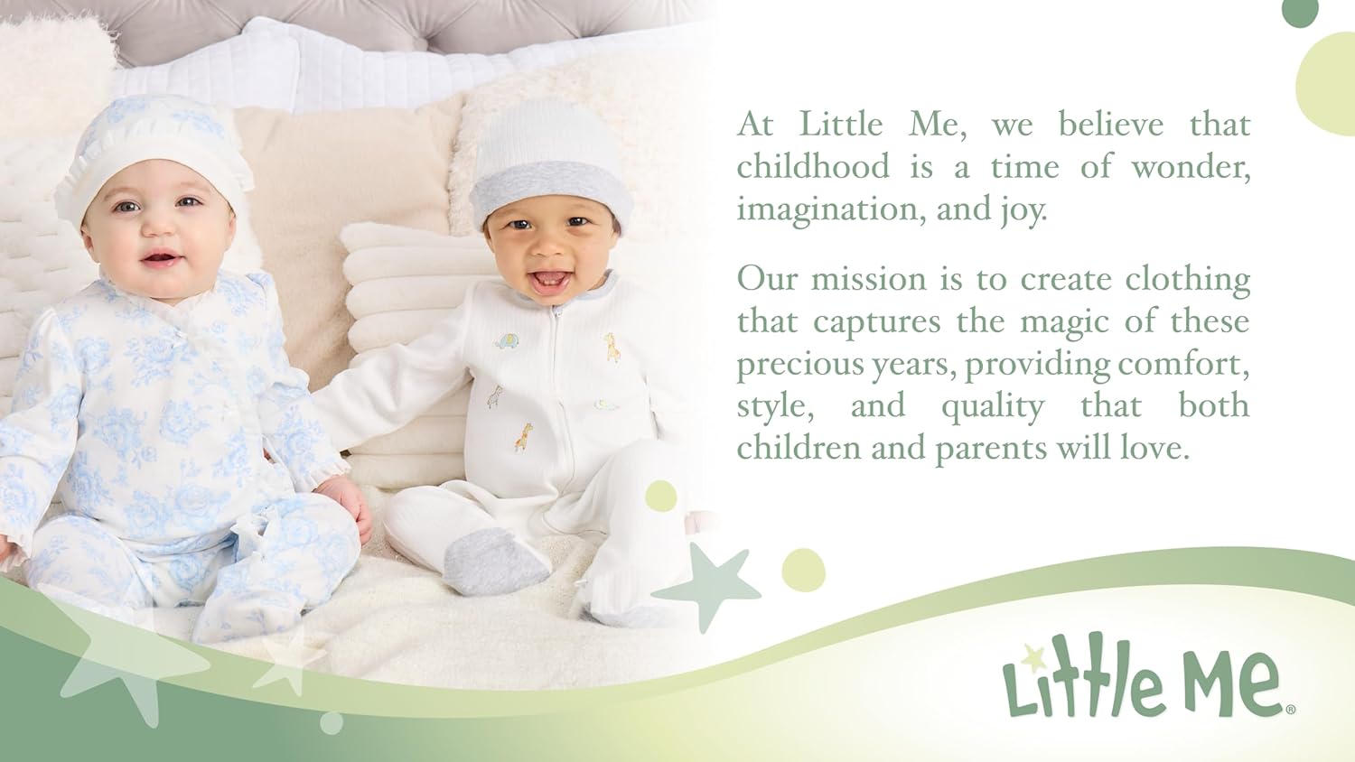 Little Me Gender-Neutral Baby Closures