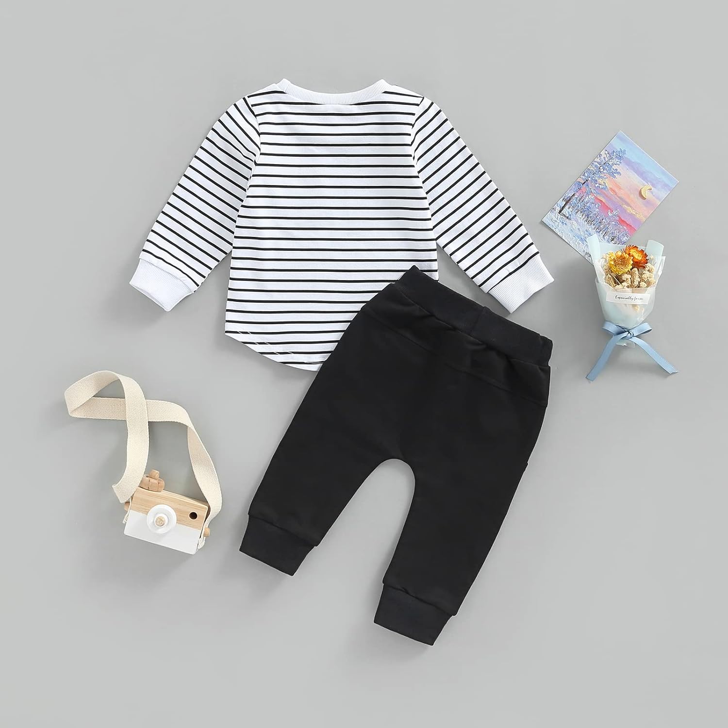 Rtnnsbbfcm Baby Boy SpringFall clothing Set