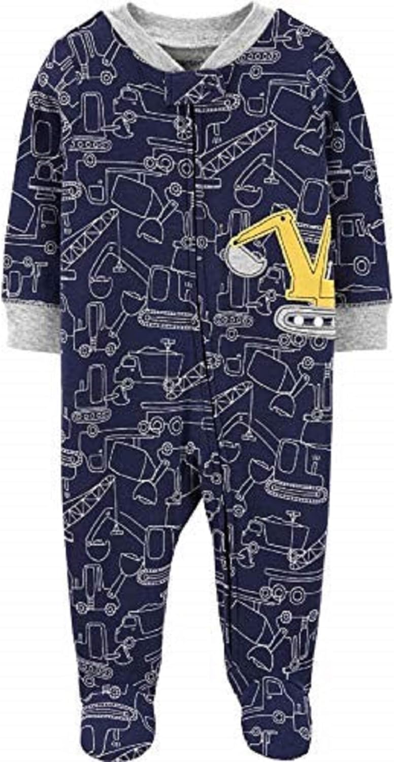 Carters 1-Piece Construction Blanket Sleepers Navy