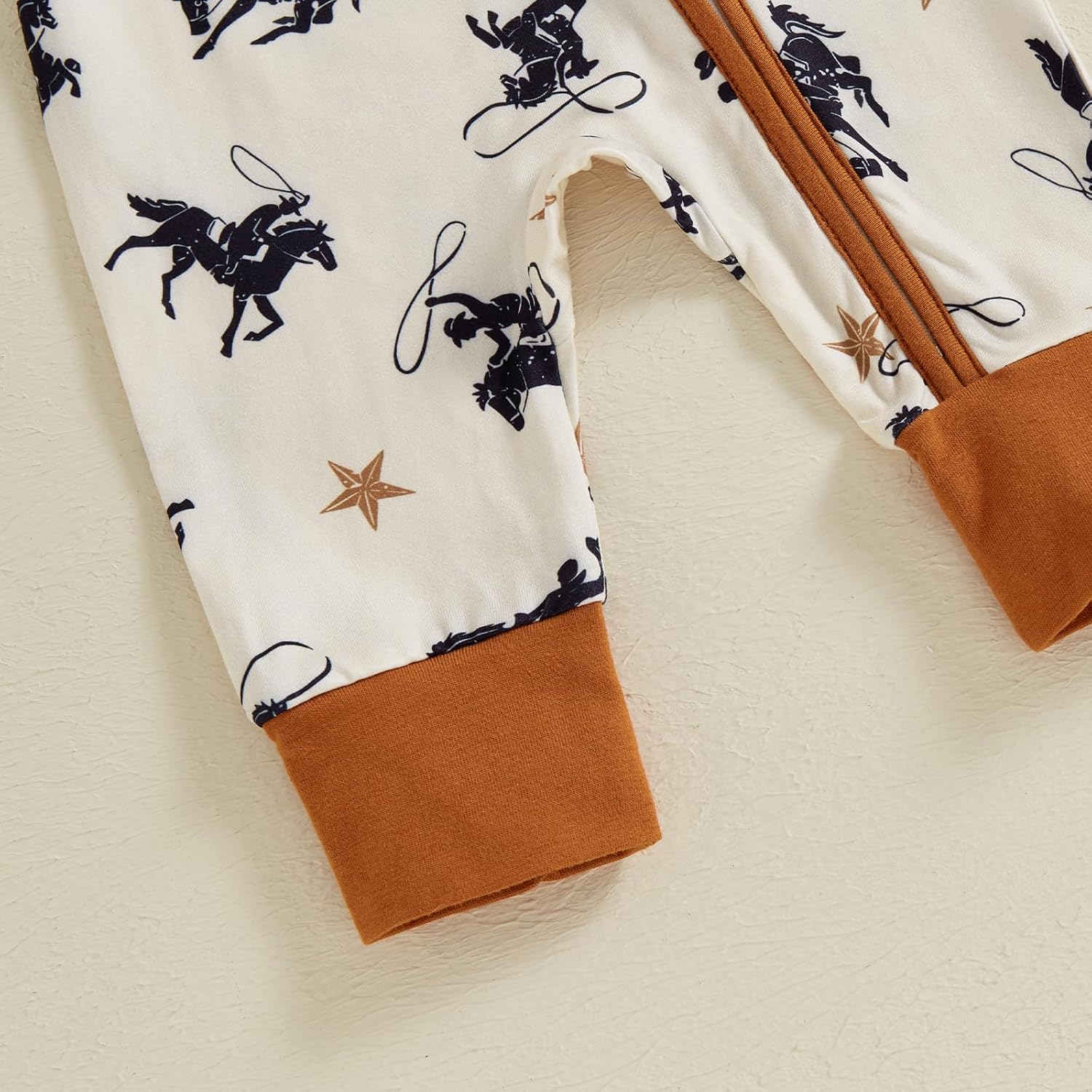 Gaono Western Cow Print Romper for Baby