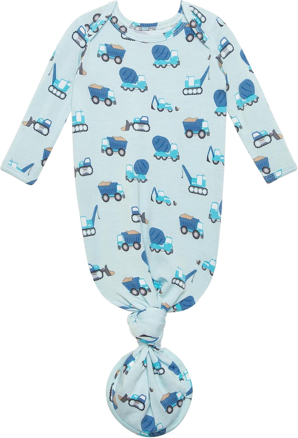 Perfect Newborn Gown Easy Tie Bamboo Viscose No-Splash Sleepers