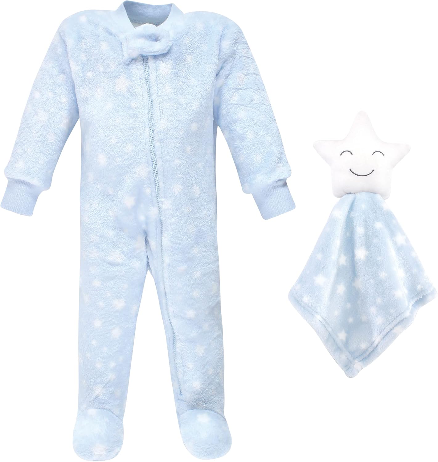 Hudson Baby Baby Girls Flannel Plush Sleep Play Blanket