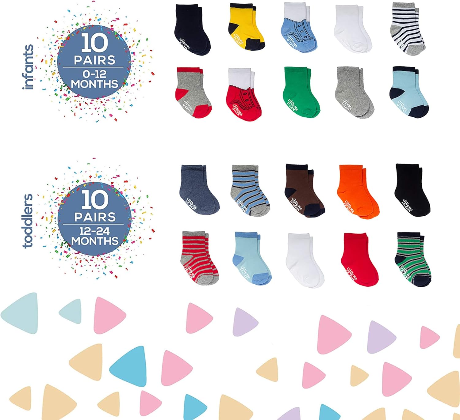 Little Me Baby Boys Ankle Socks Assorted