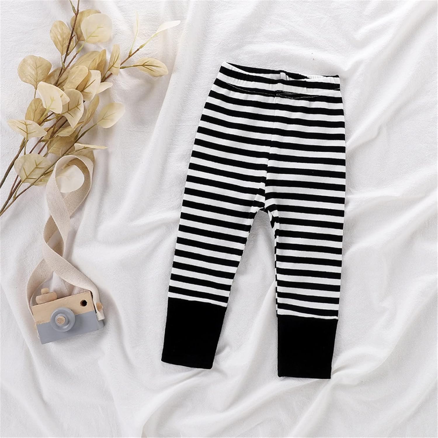 Patchwork Striped Hiking Pants for Kids