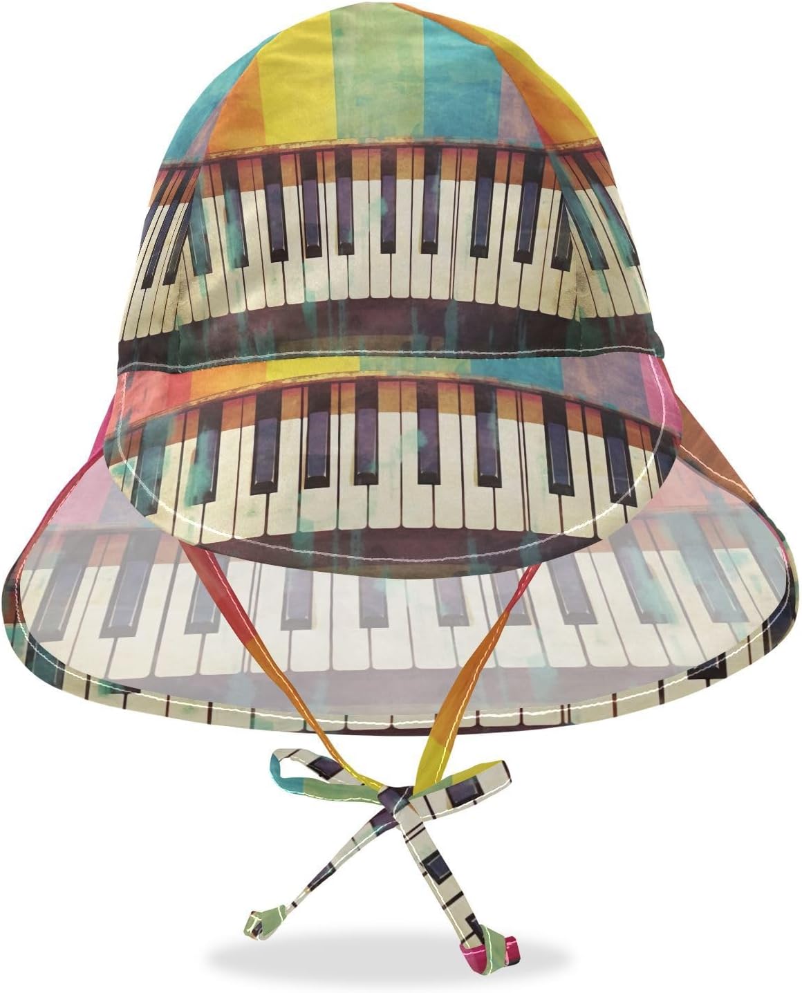 Vibrant Flip-Flop Design Baby Sun Hat UPF 50 Toddler Boy