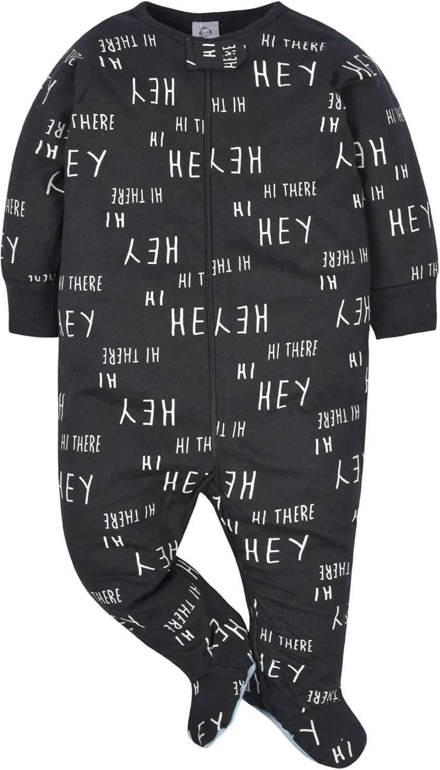 Gerber Sleep n Play Footie 4-Pack Soft Cozy for Night Day