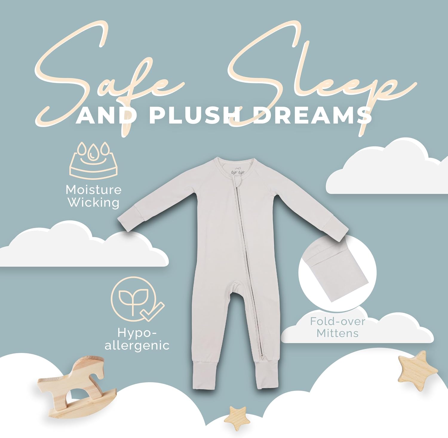 Adjustable Blanket Sleepers for Baby