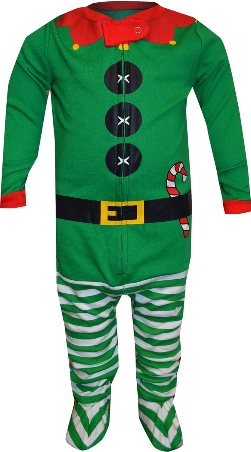 MJC Boys Elf Infant Baby One Piece Blanket Sleeper Pajama