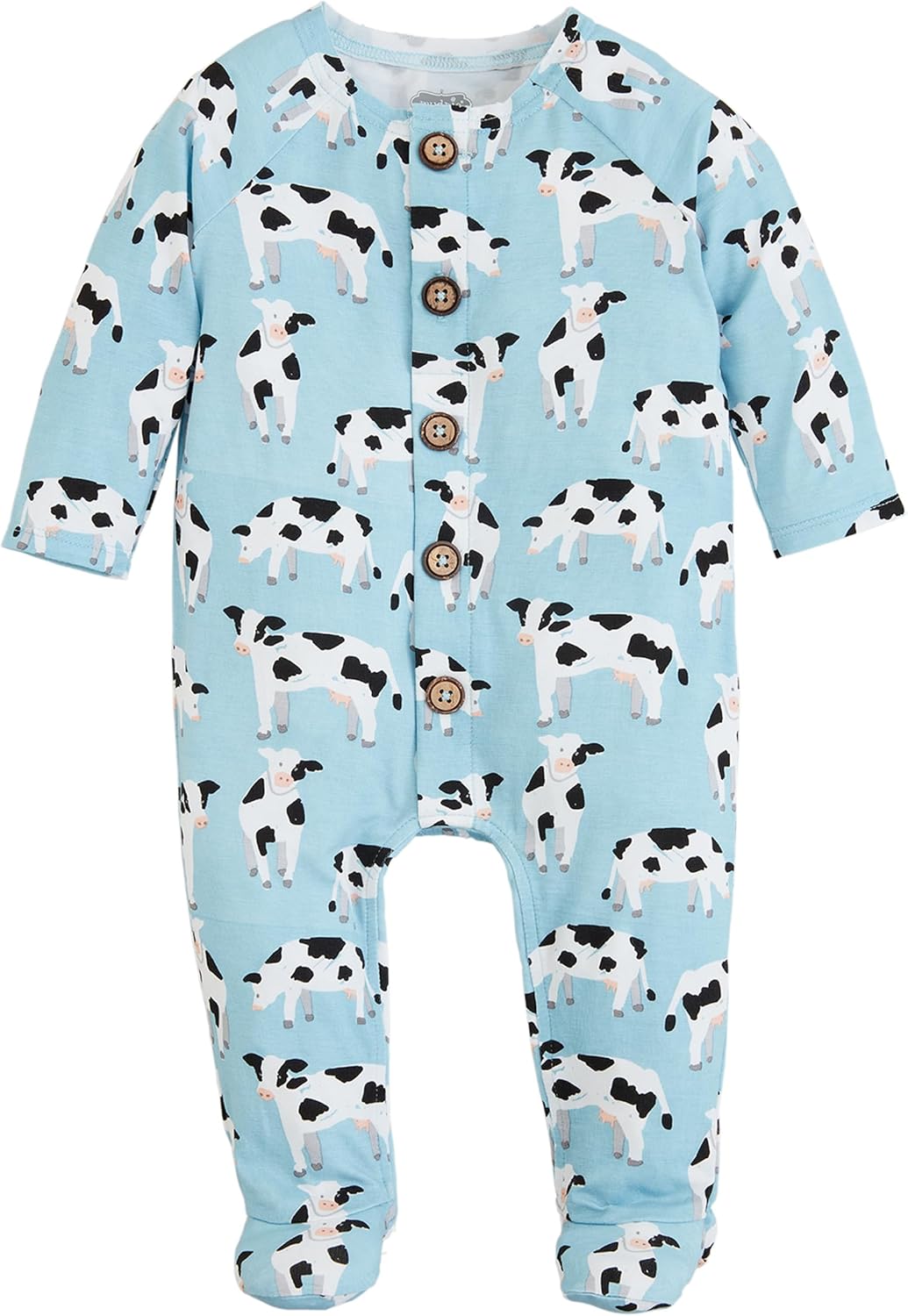 Mud Pie Baby Boy Farmhouse Sleeper - Soft Eco-Friendly