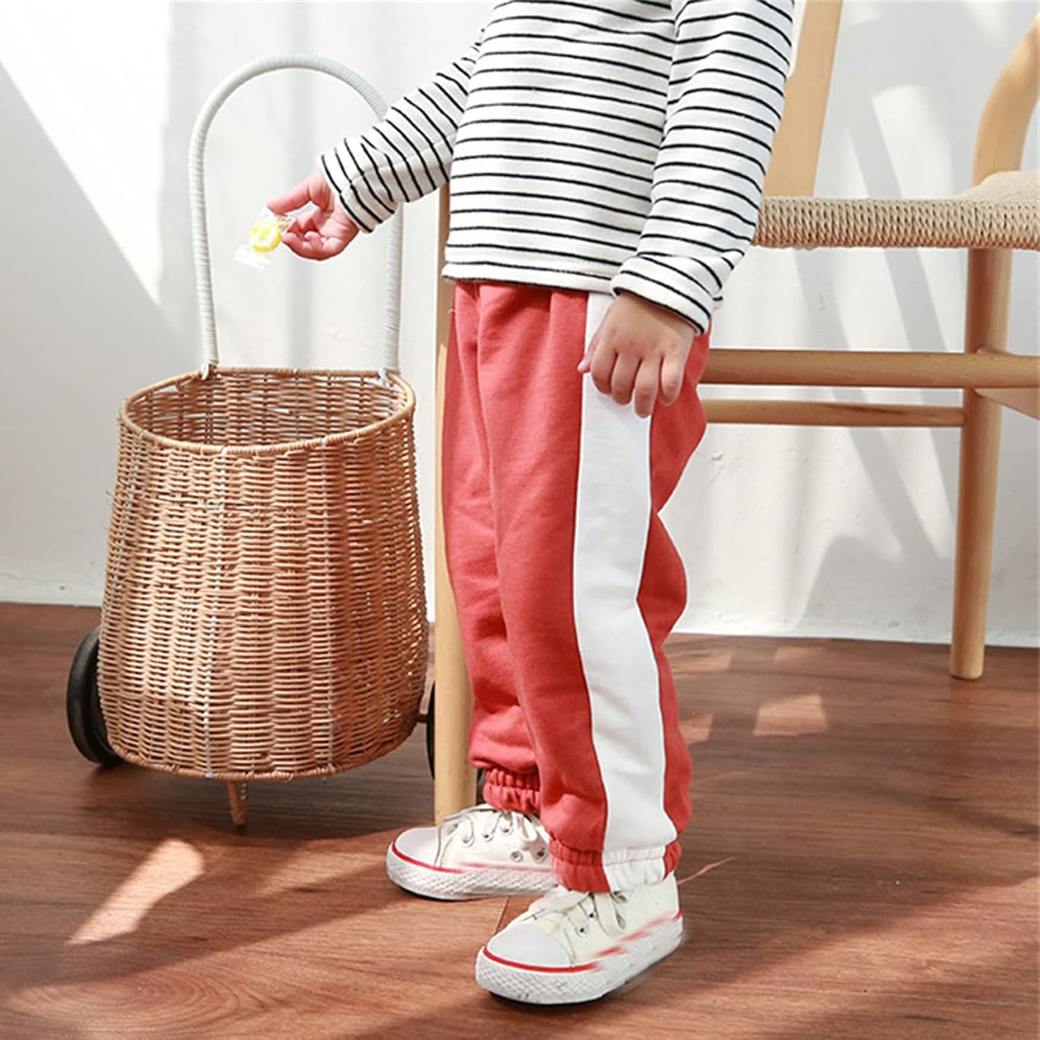 Baby Boy Red Fleece Lined sweatpants 4-5 Years