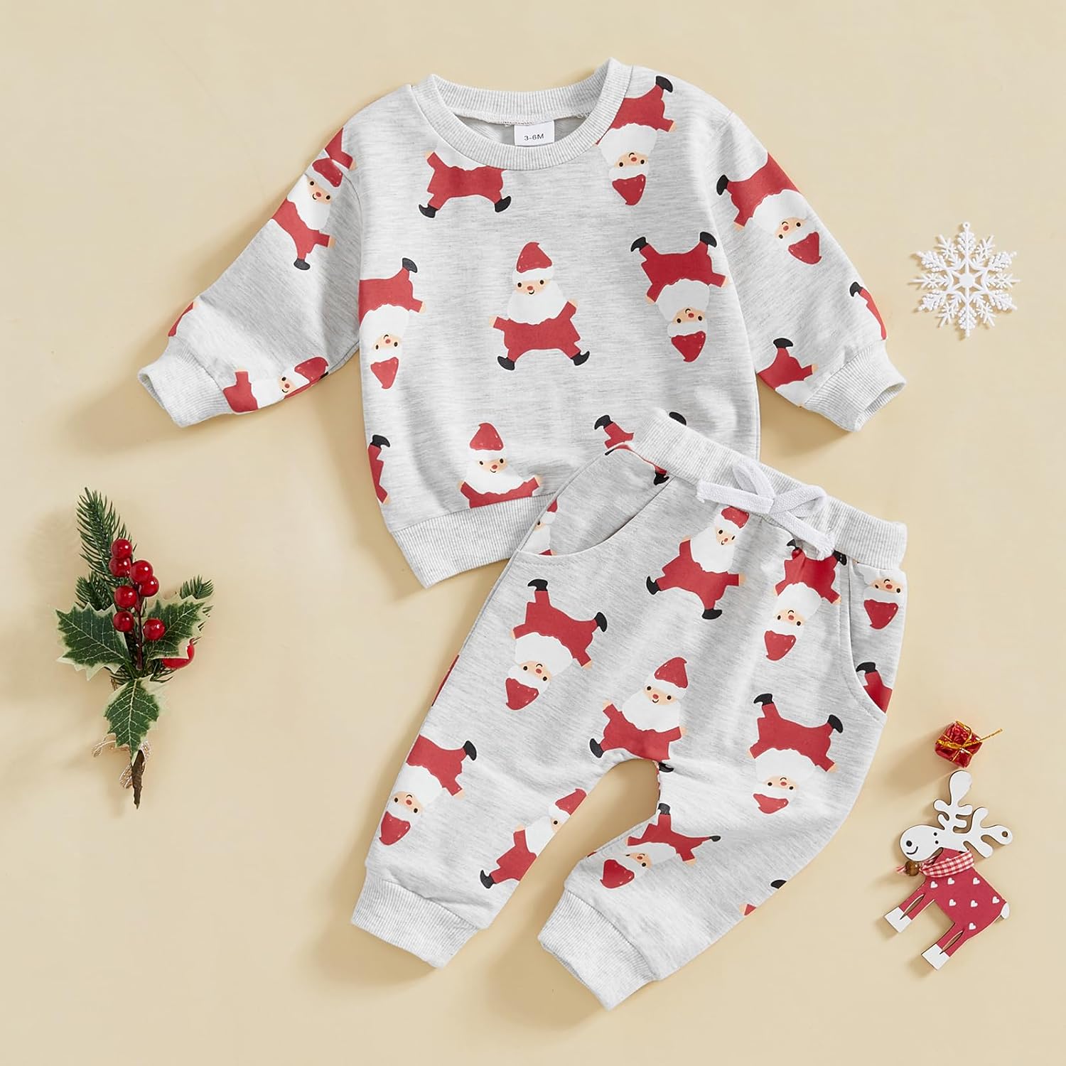 Thorn Tree Santas Gth boys Christmas Outfit Set