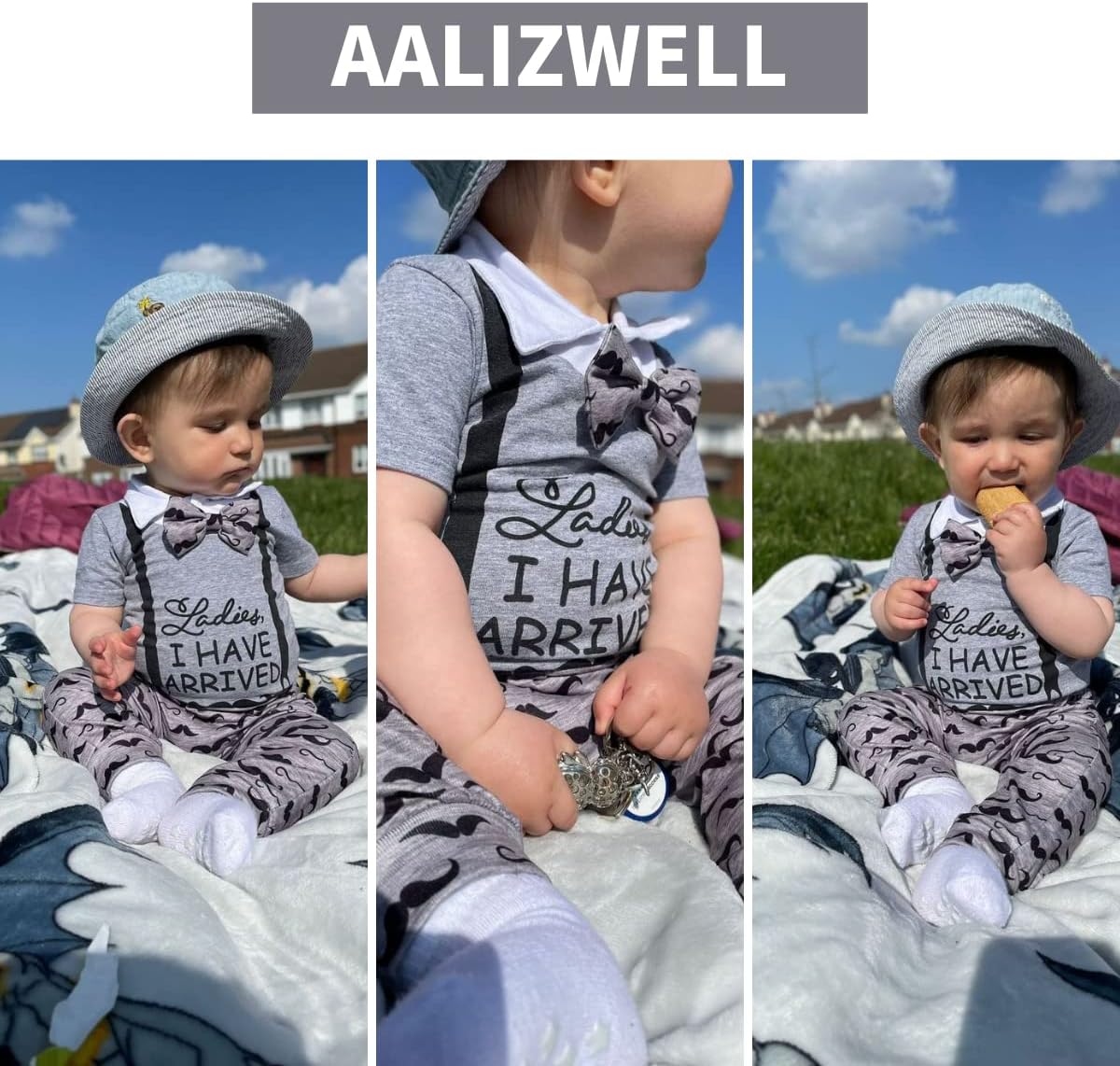 Aalizzwell Baby Boys Summer Set Lightweight and Stylish