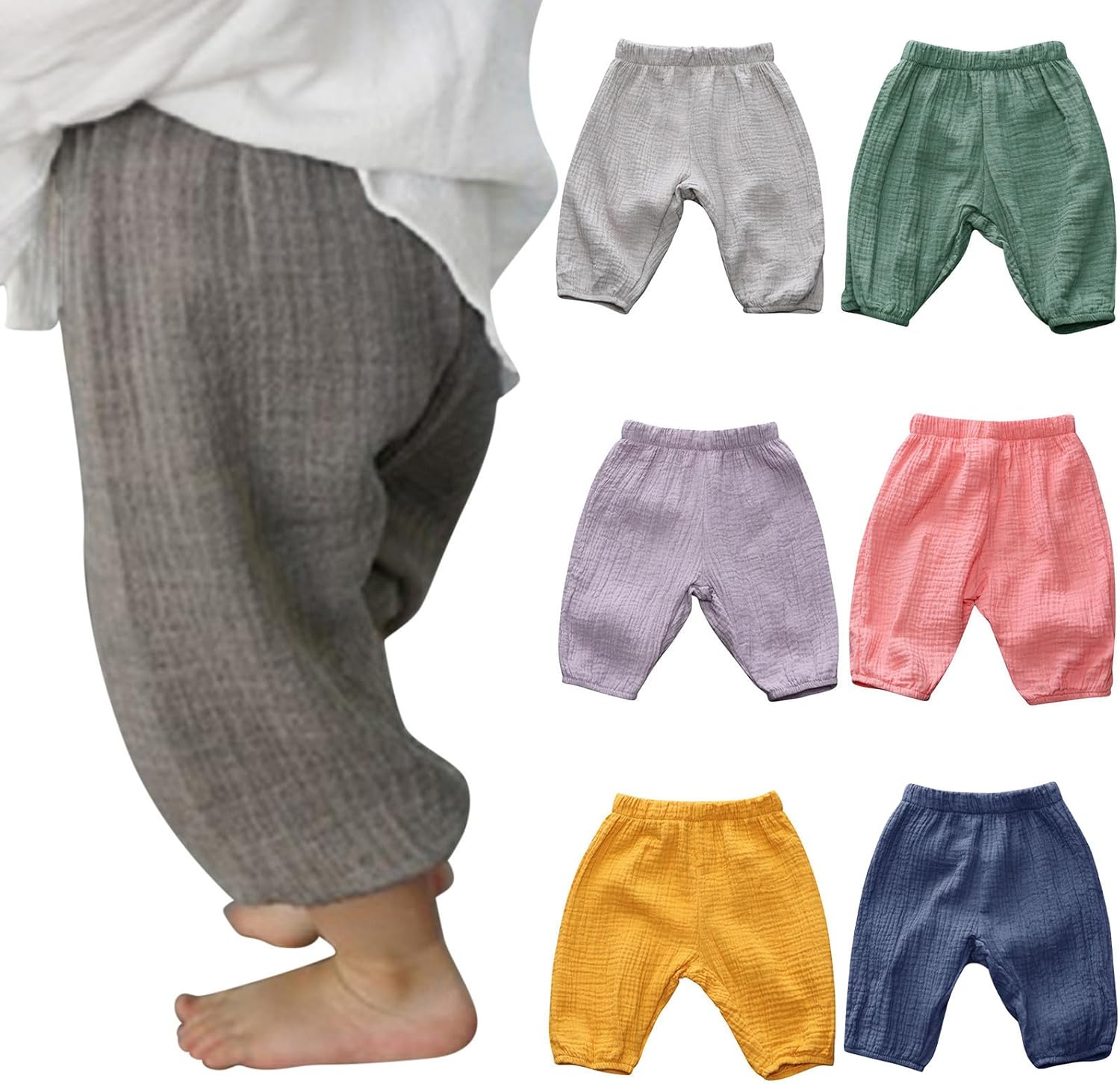 Toddler Gingham Cargo Pants