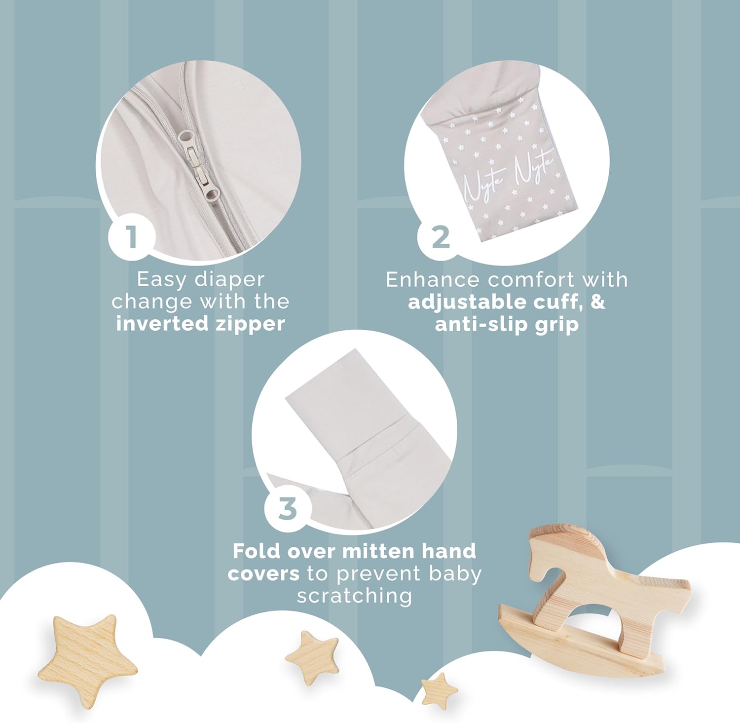 Adjustable Blanket Sleepers for Baby