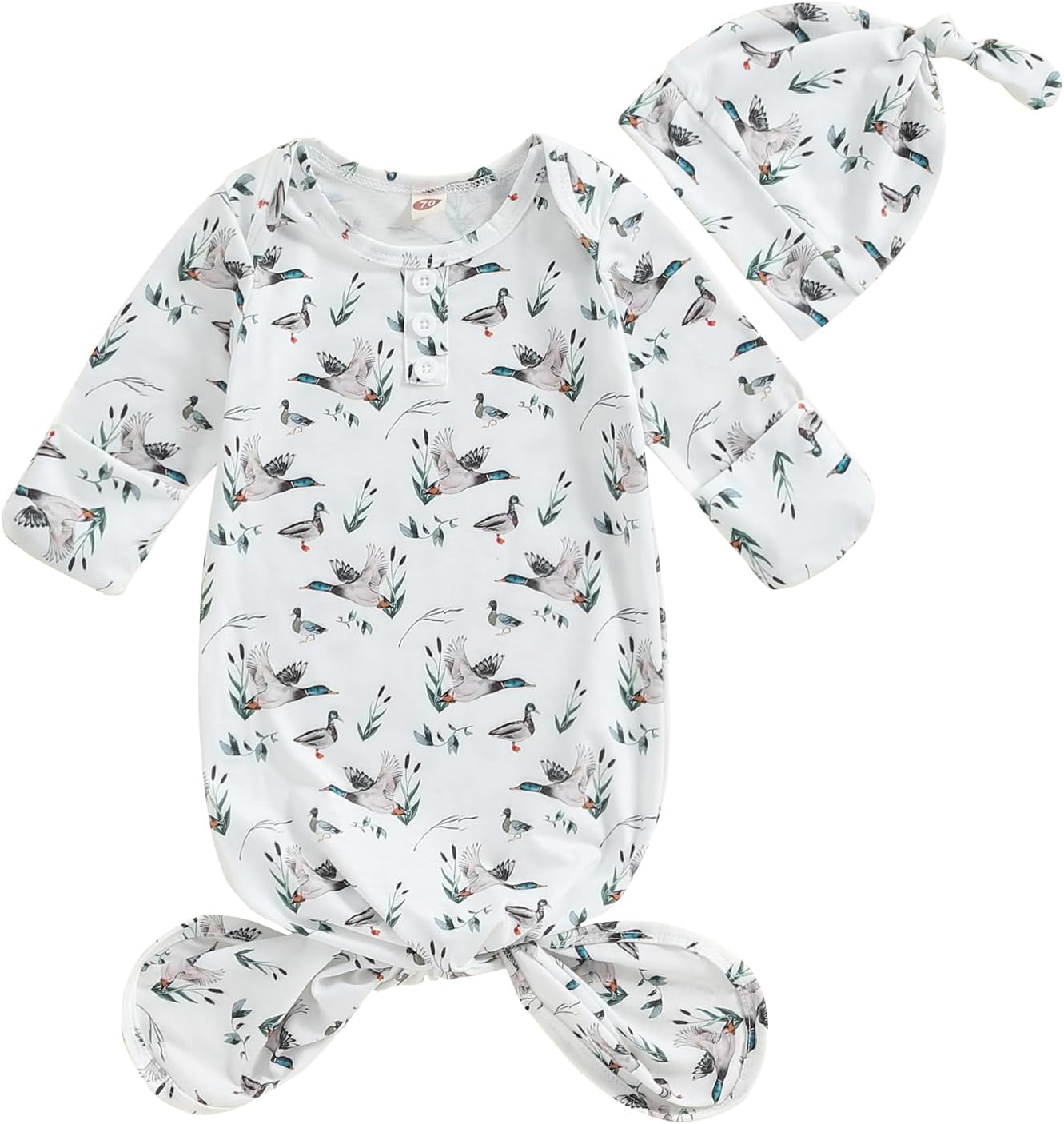 Mallard Duck Hunter Swaddle Set for Newborns - Toddler