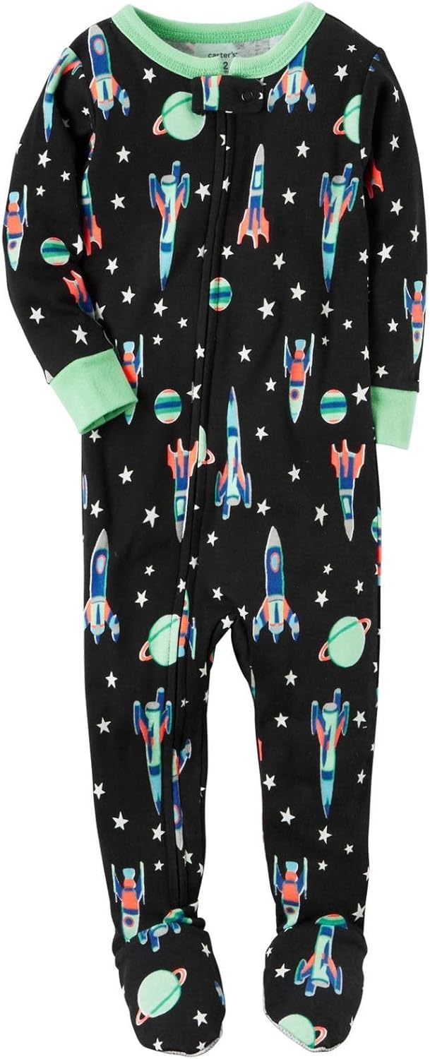 Carters Boys 100 Cotton Footie 3T