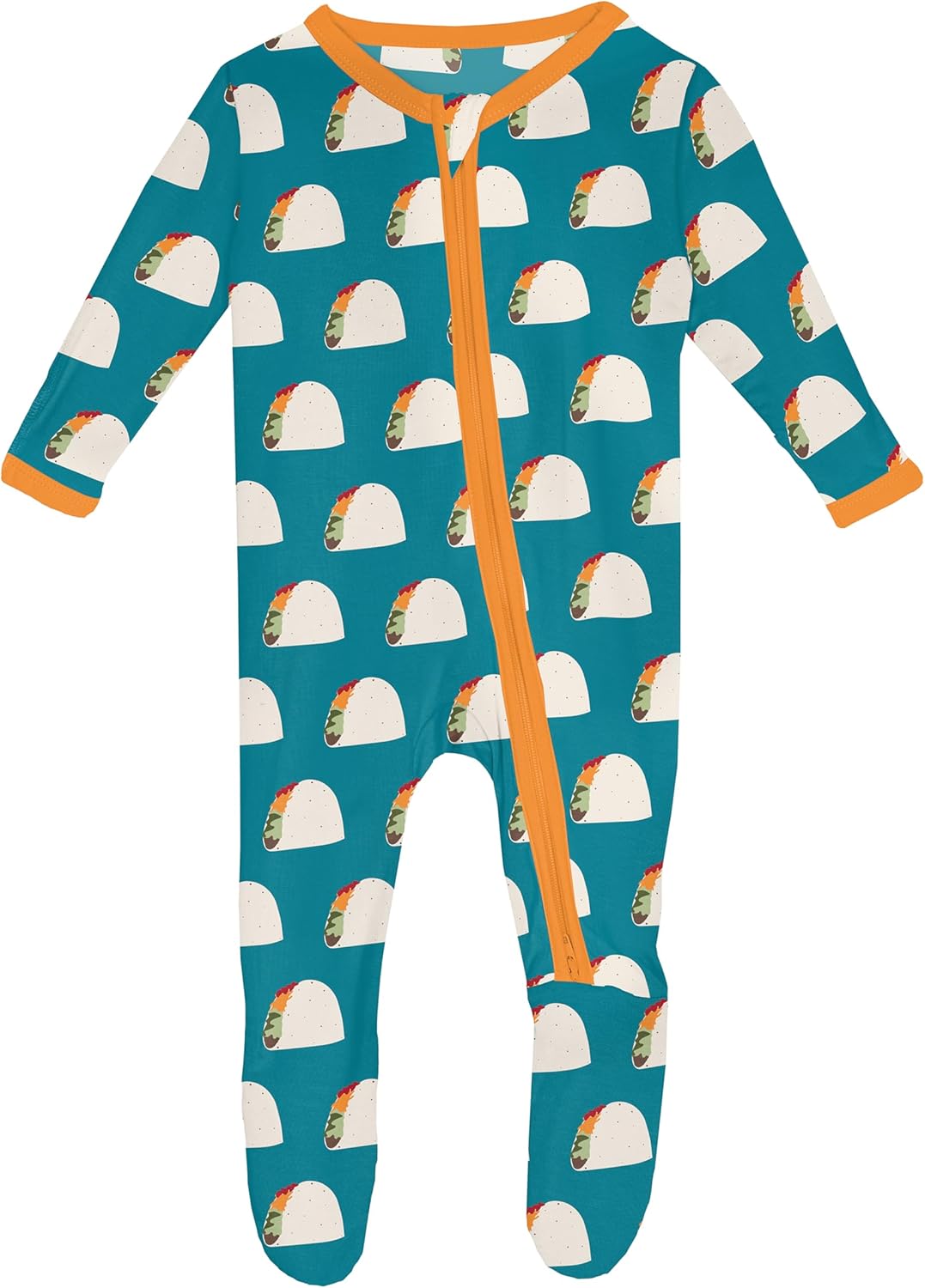 KicKeeVicose from Bamboo Baby Footie with 2 Way Zipper