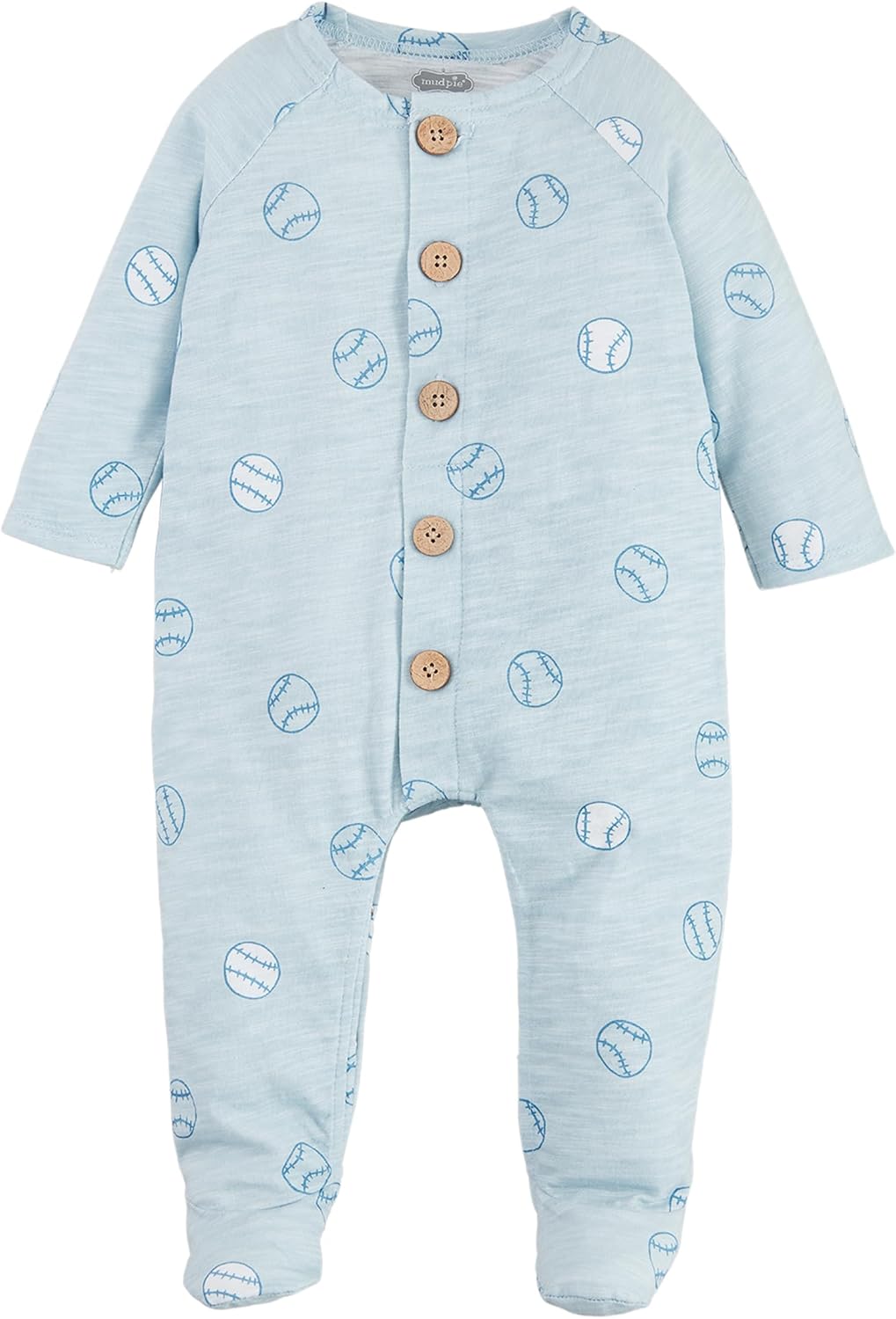 Mud Pie Baseball Print Sleepy for Boys