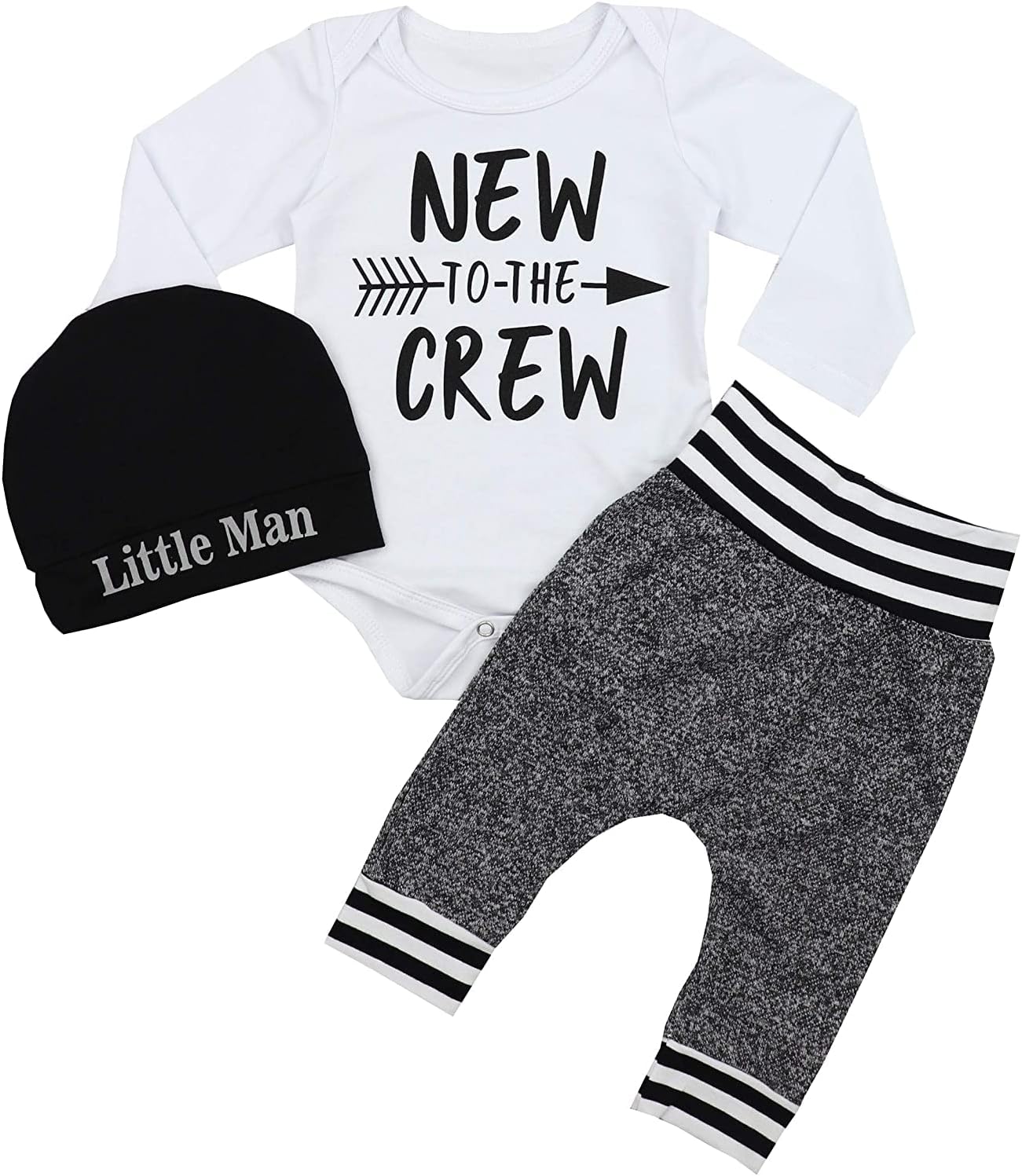 Fommy Newborn Baby Set - Romper Pants Hat
