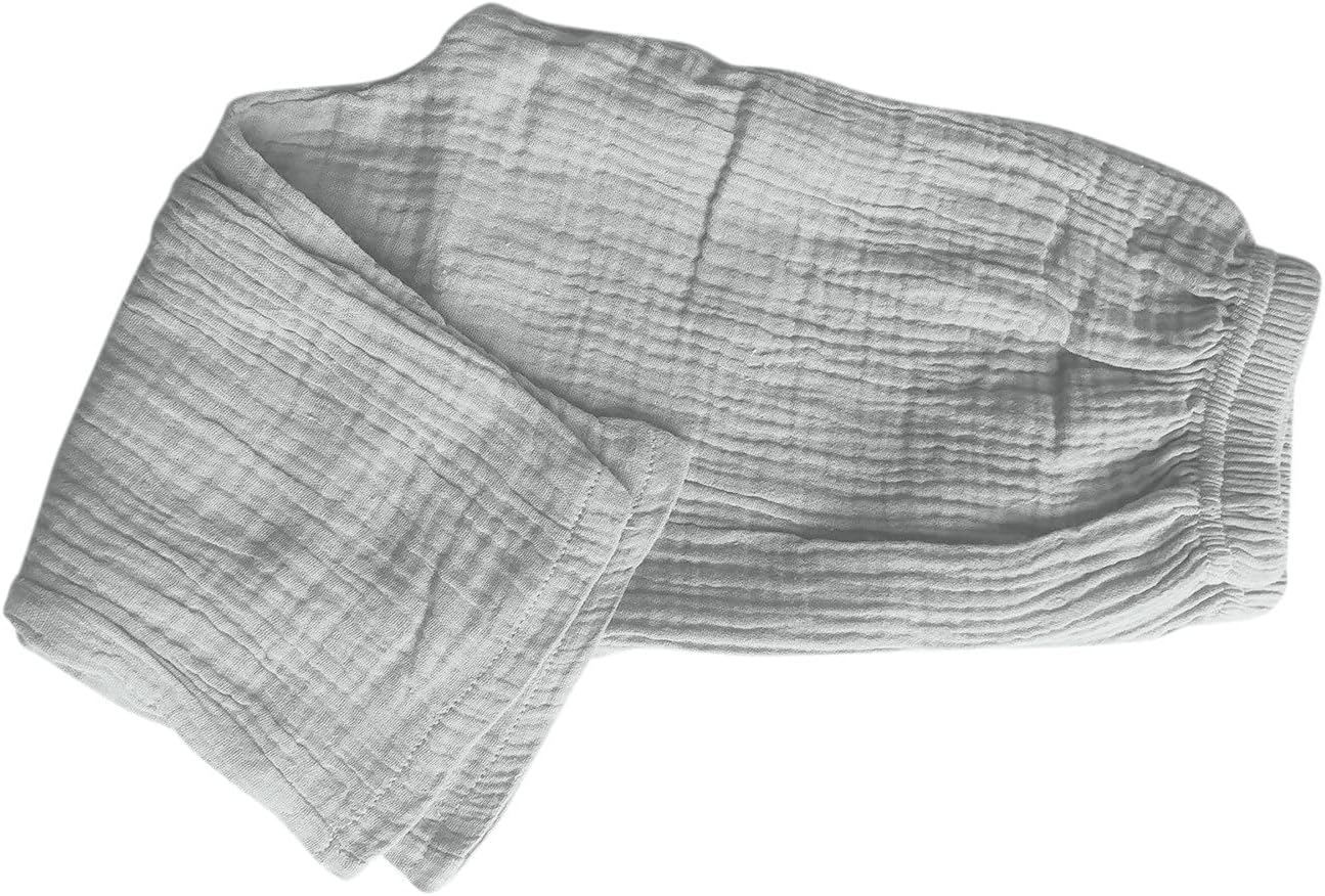 Boys Girls Cotton Linen Jogger Pants Perfect Fit