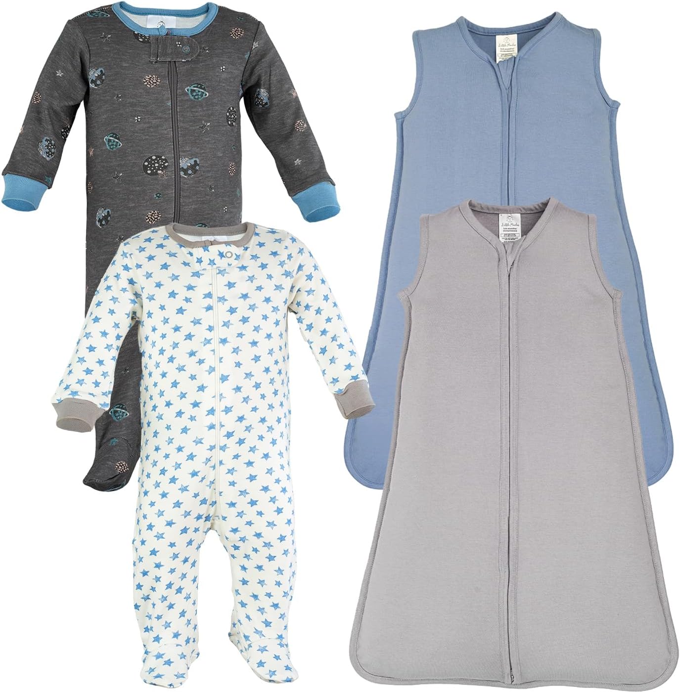 Stunning 4-Piece Baby Sleepwear Set for Boys