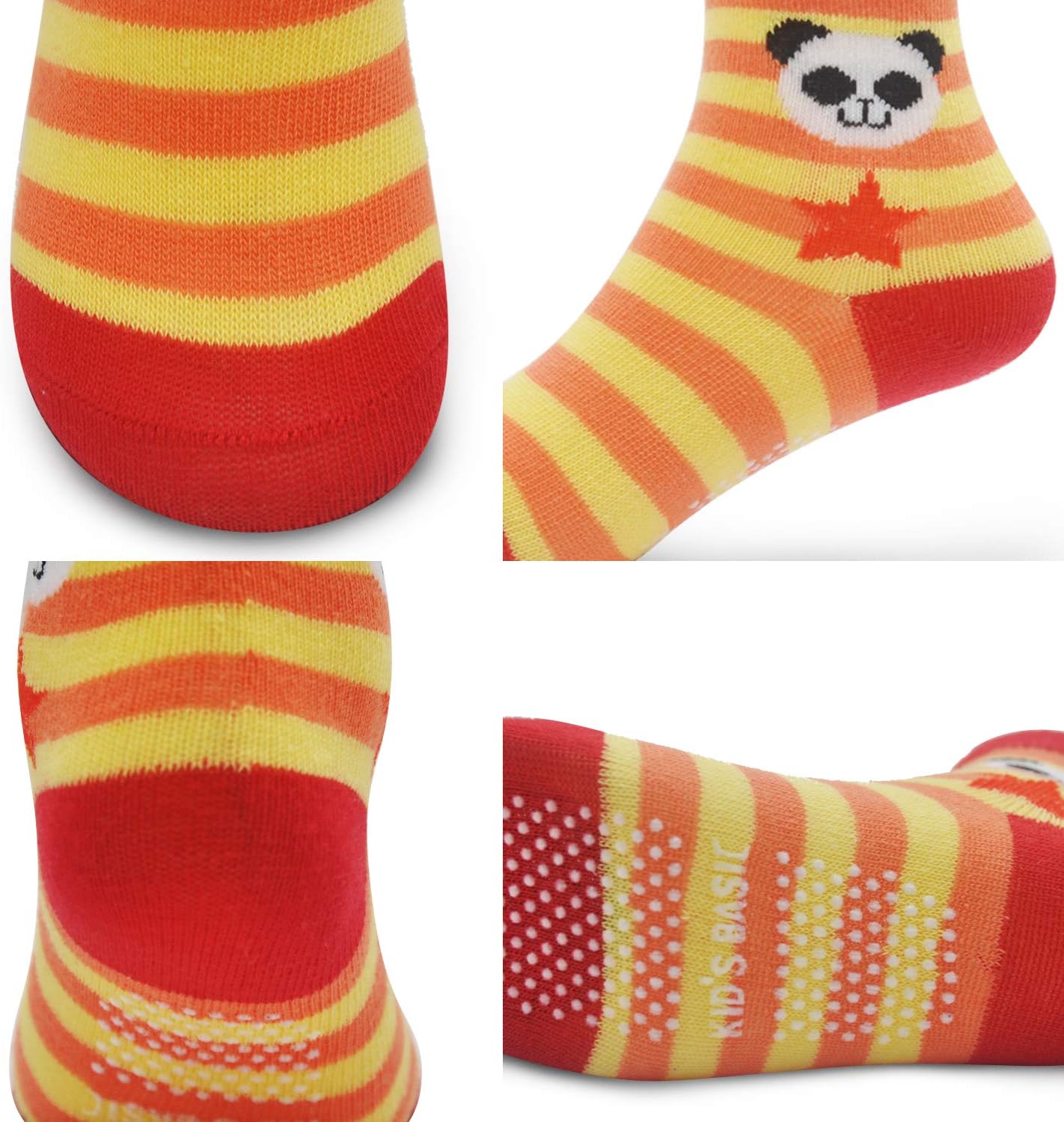 SkiBeaut Toddler Non-Slip Socks Traction for Safety and Style