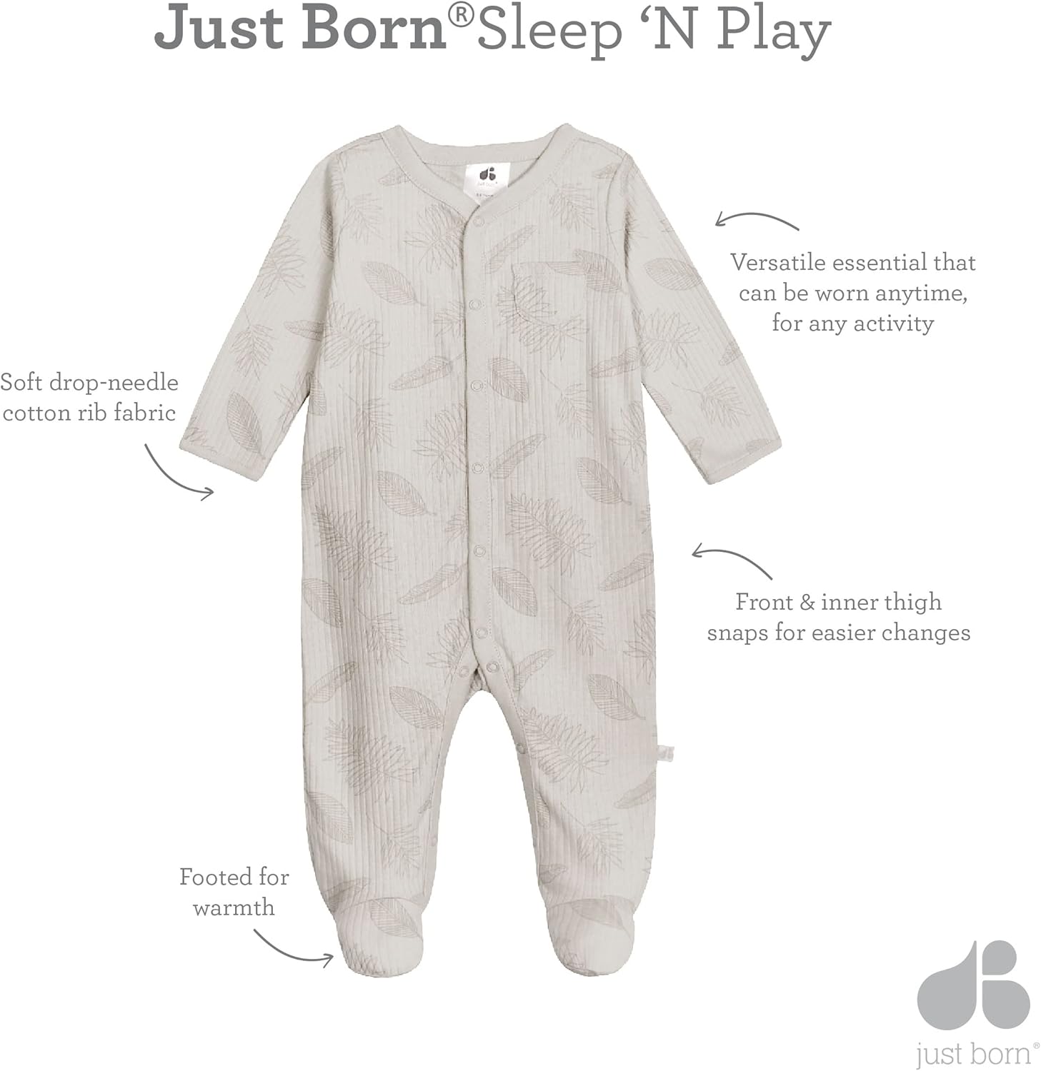 Just Born Unisex Baby Sleep N Play 1 2 Pack 1