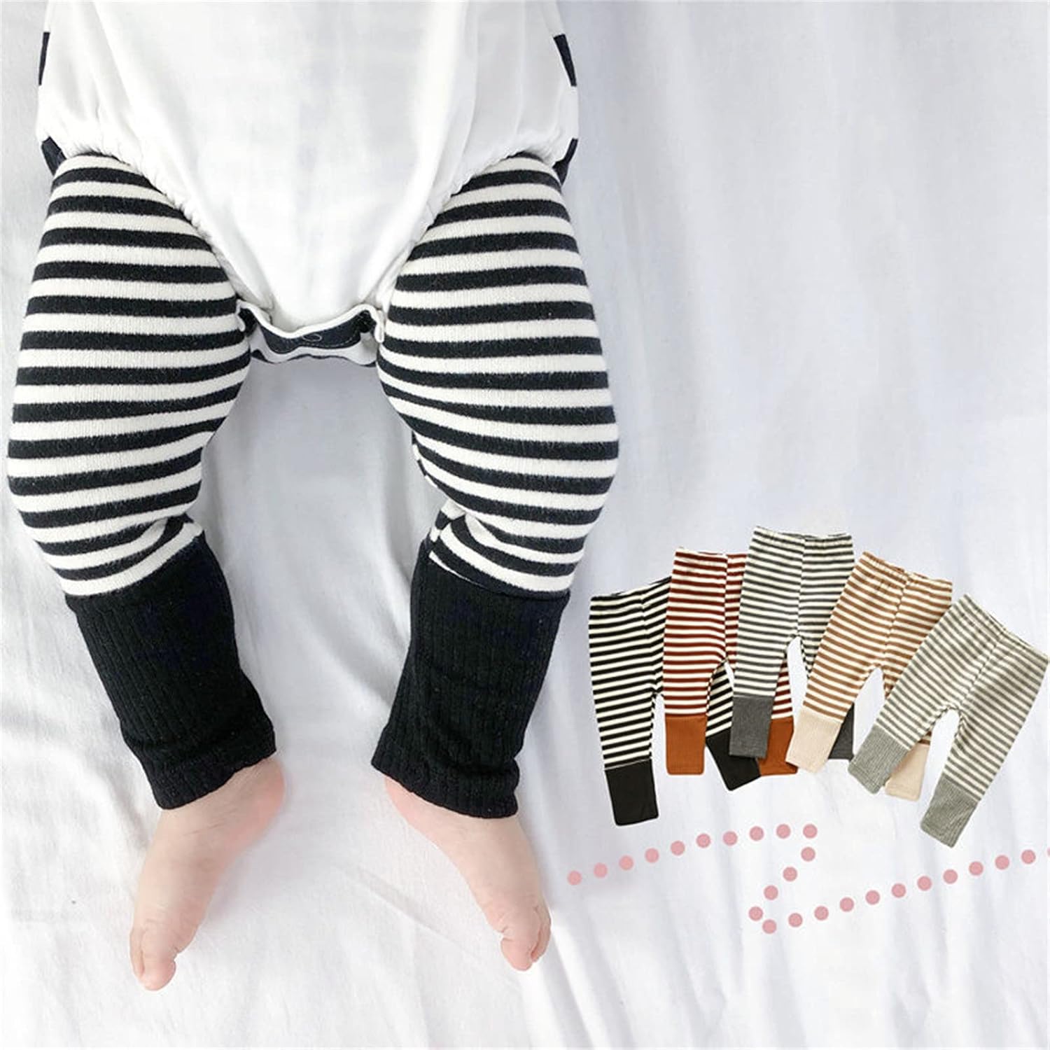 Patchwork Striped Hiking Pants for Kids