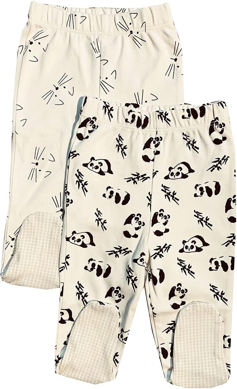 Maple Clothing Organic Cotton Baby Pants Footed GOTSCertified