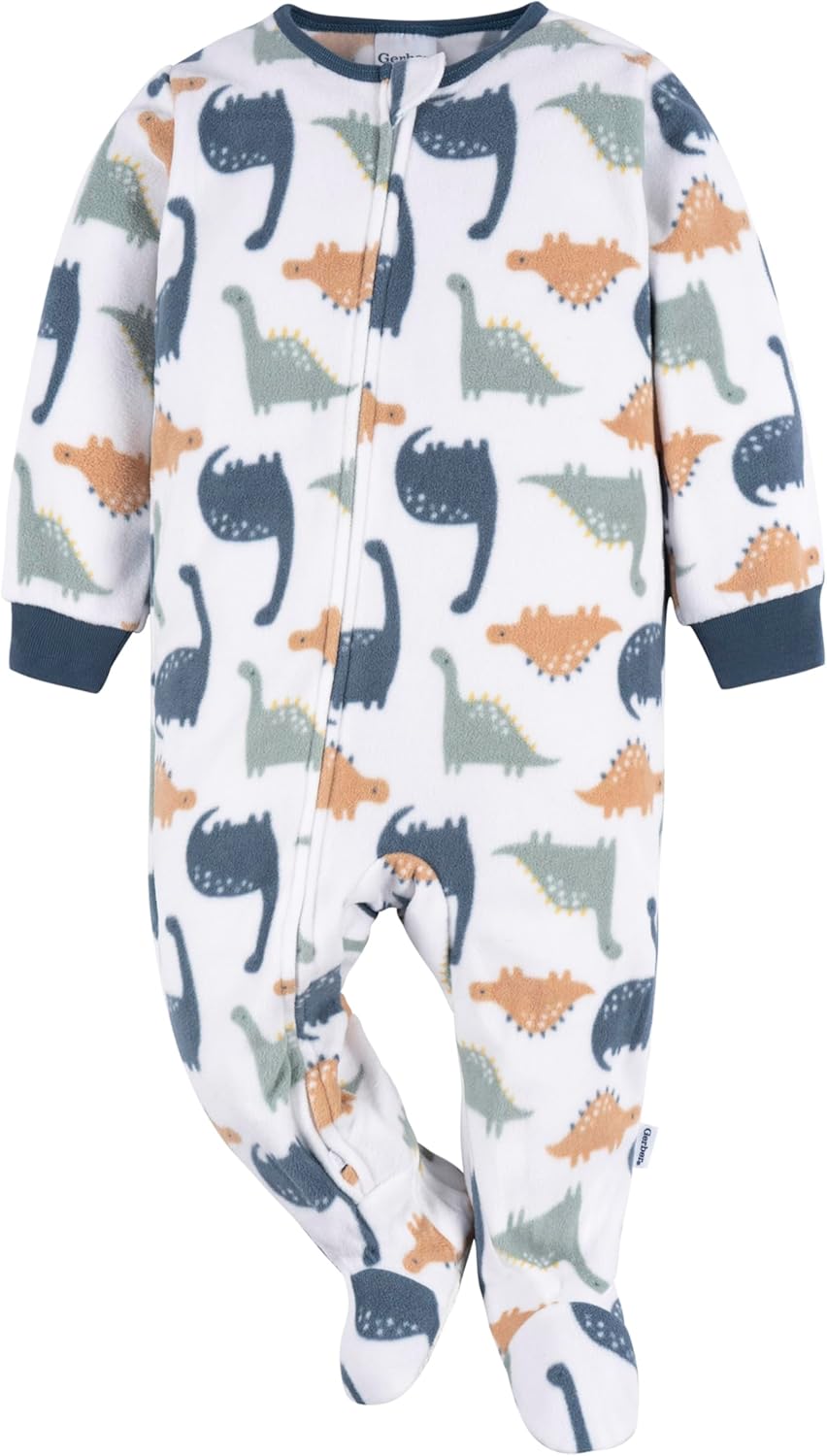 Flame Resistant Fleece Footed Pjs